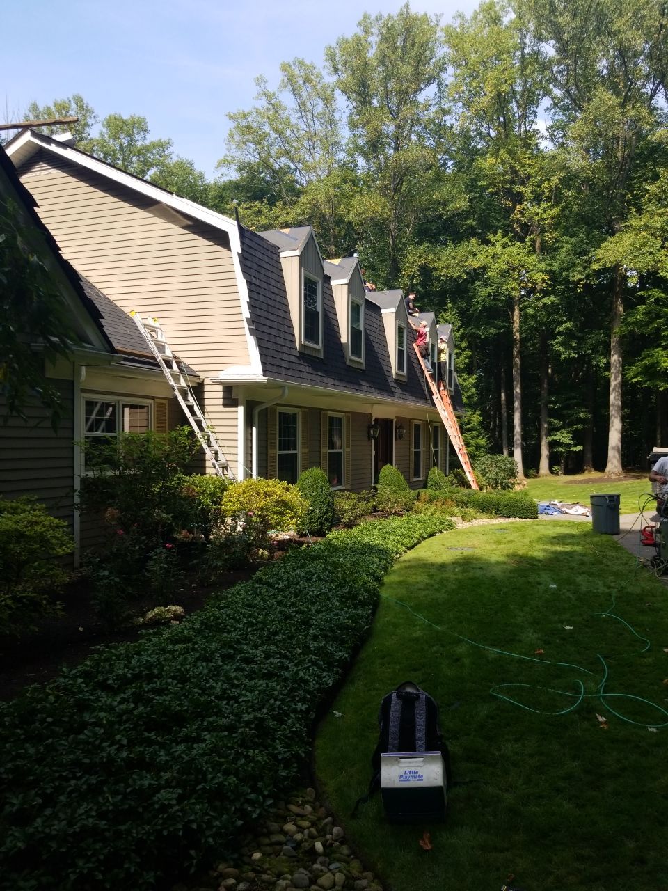 Residential Roofing Installation using Owens Corning Duration, Driftwood by Absolute Roofing and Construction