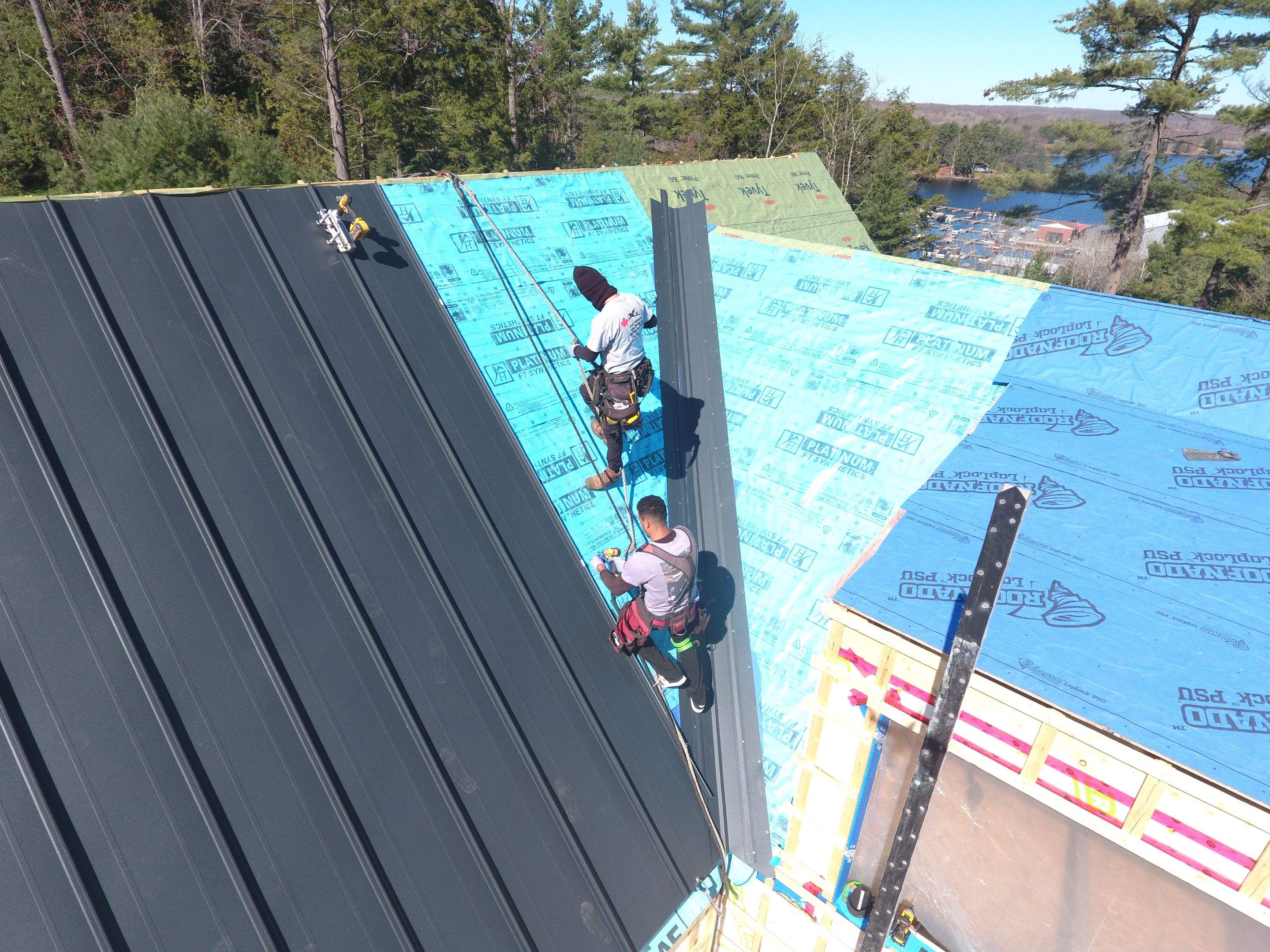 Standing Seam Metal Roof - Custom Coping and Flashing  by Jay Carter Roofing & Sheet Metal