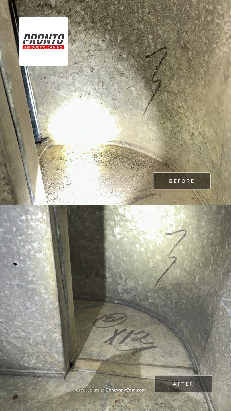 Air duct cleaning using Hypervac by Pronto Air Duct Cleaning