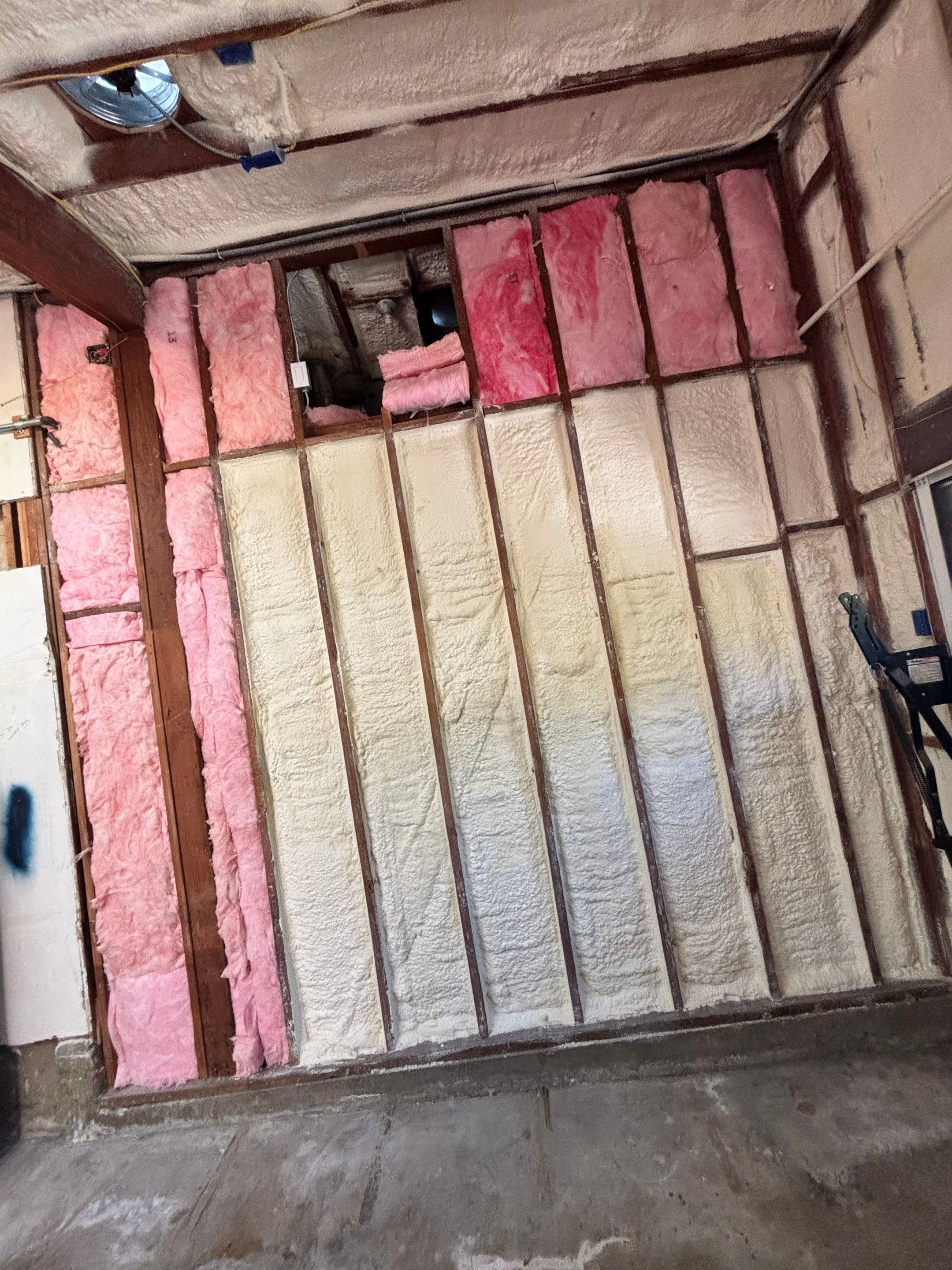 Spray Foam Project in La Crescenta by Insulation Labs