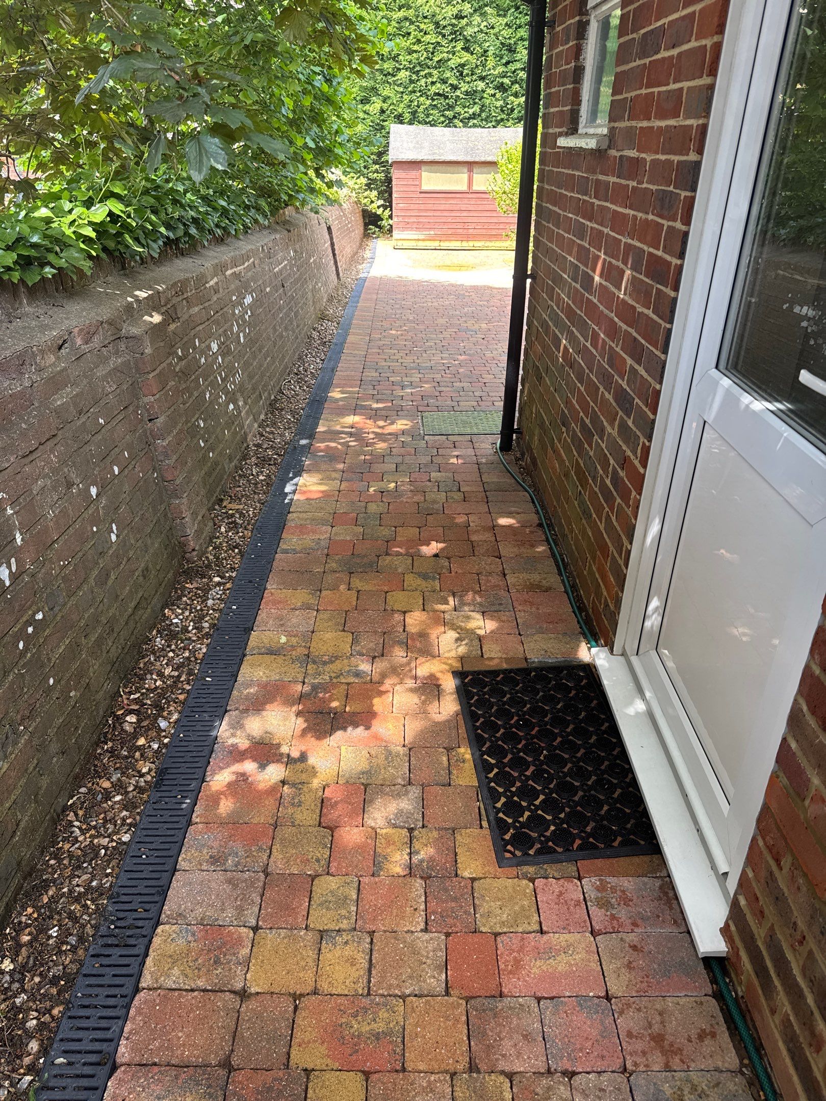Patio Clean using Honda 21lt High Pressure Machine by Ges Exterior Cleaning ltd