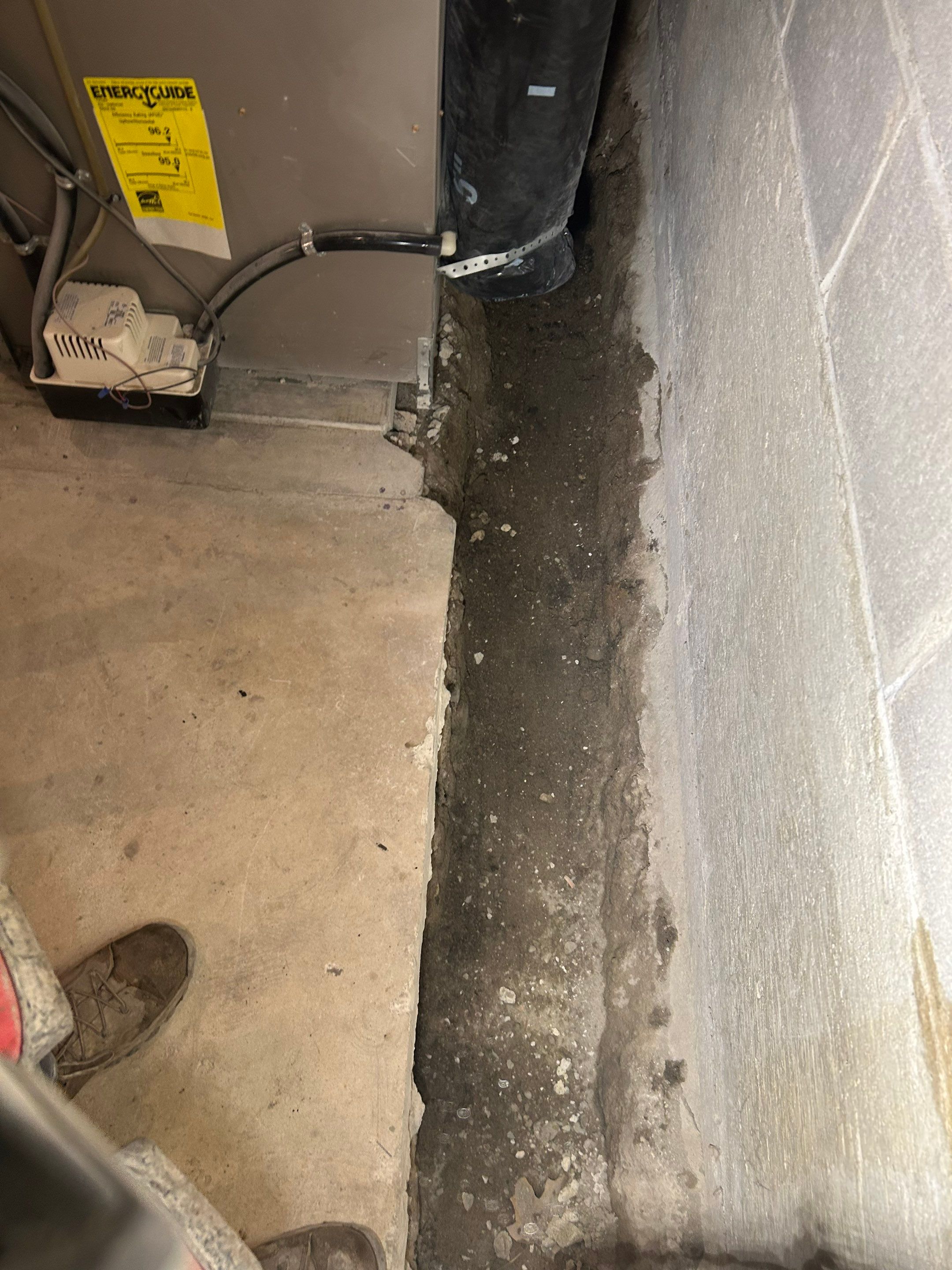 Drain tile for a General Contractor Partner by Waterproofing Northeast