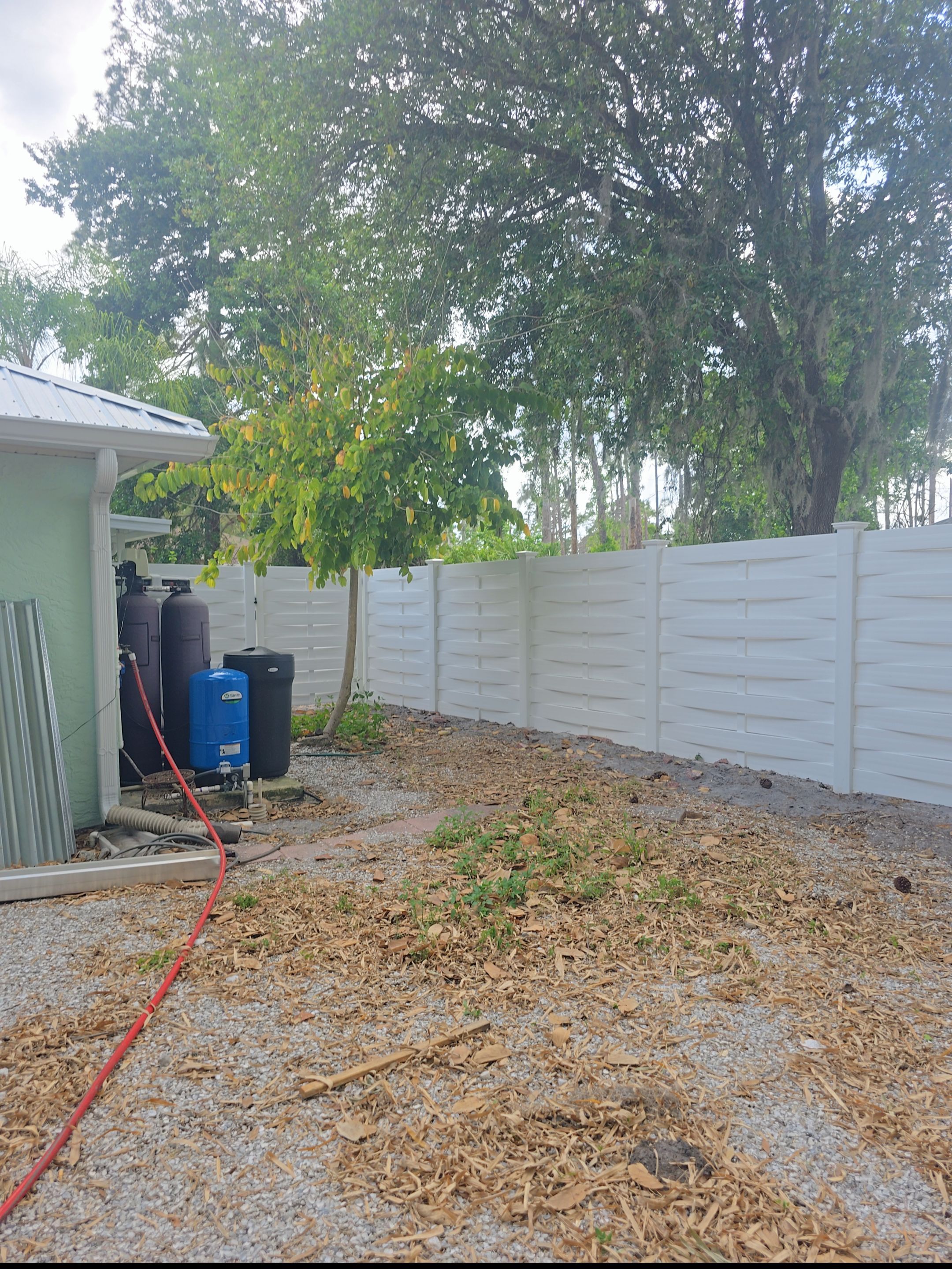 Horizontal Basketweave Fence in North Port by True Fence LLC