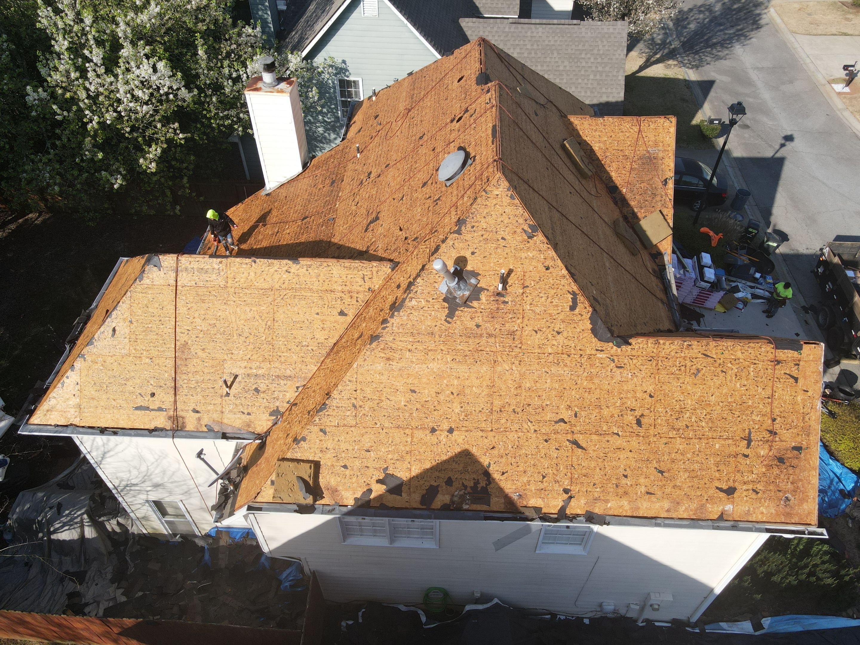 Residential Roofing Installation using Owens Corning by Inspector Roofing and Restoration