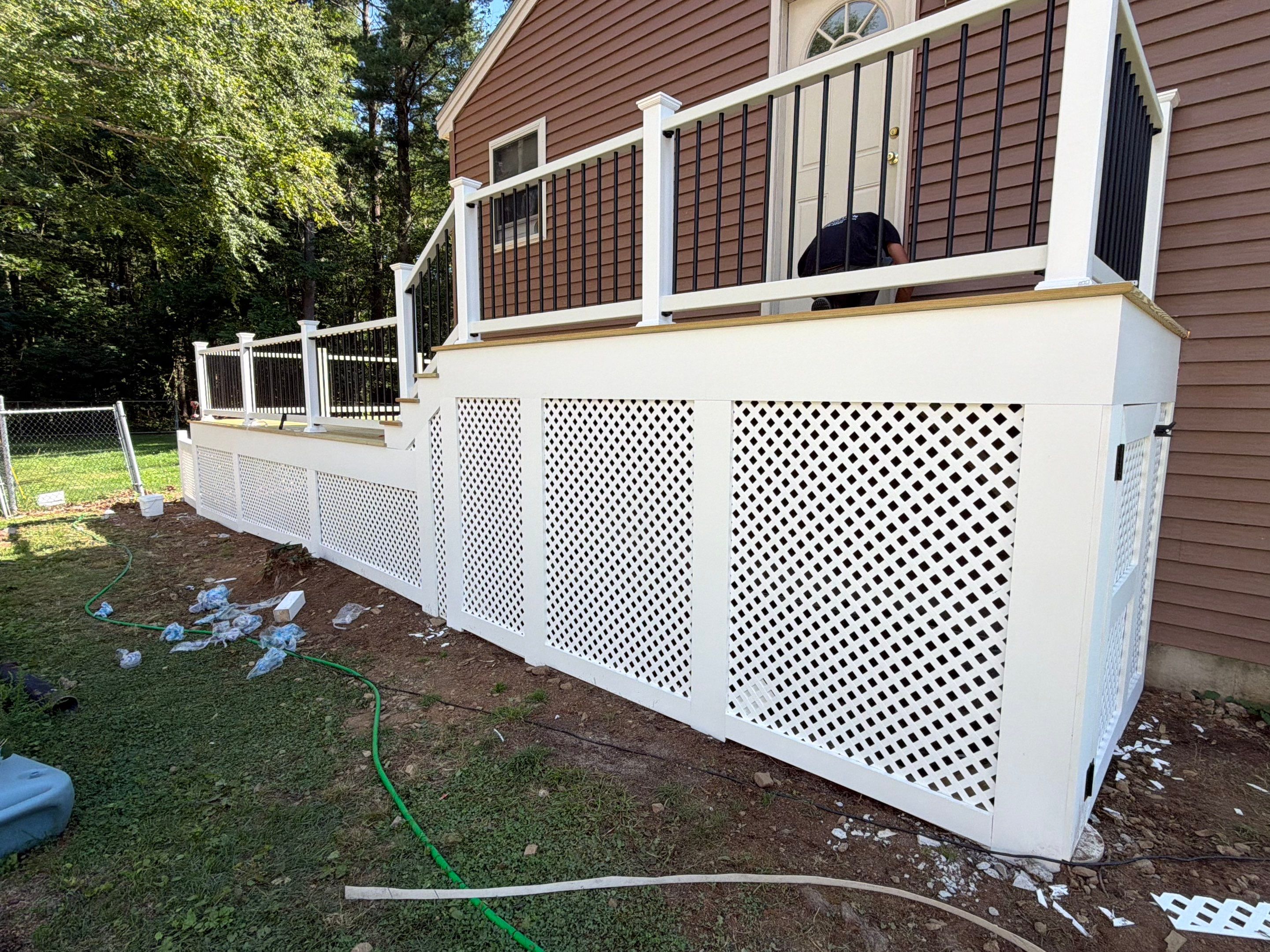 Custom Pressure-Treated Deck and Accessible Ramp Installation in York by Sensible Home Solutions