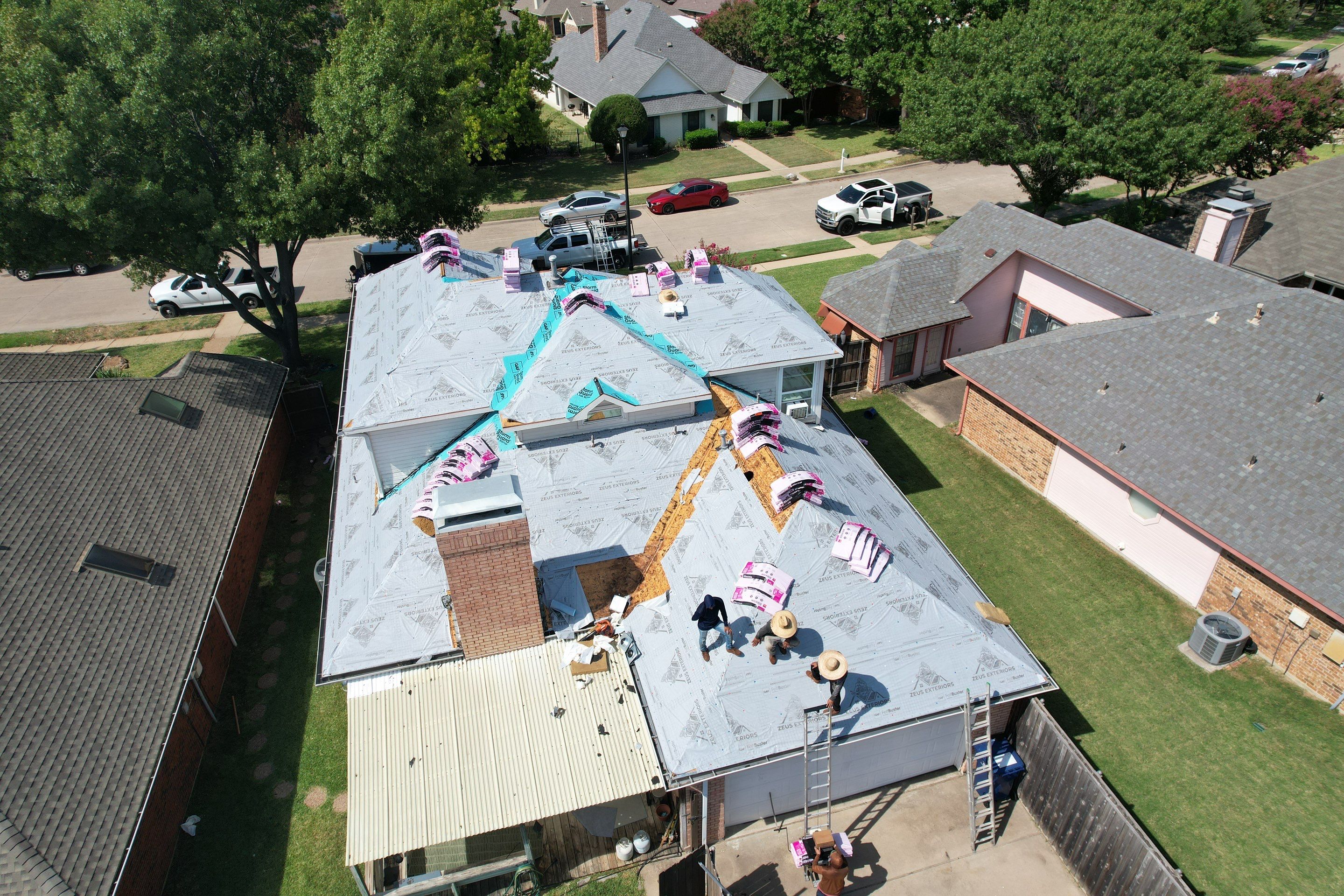 Project in Garland  by Zeus Exteriors