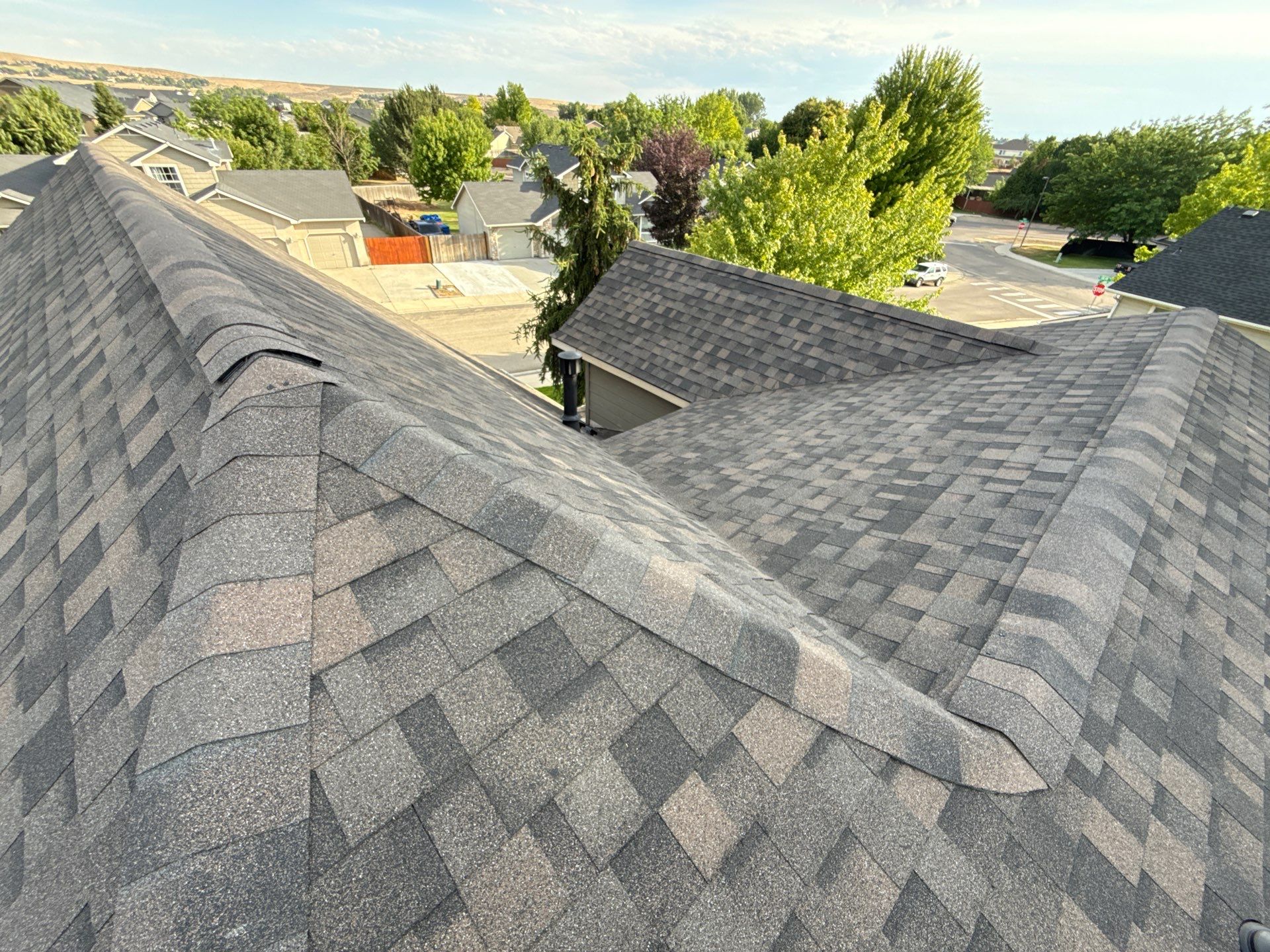 Boise Residential Roof Replacement Featuring Multi-Toned Architectural Shingles by Olive Roofing