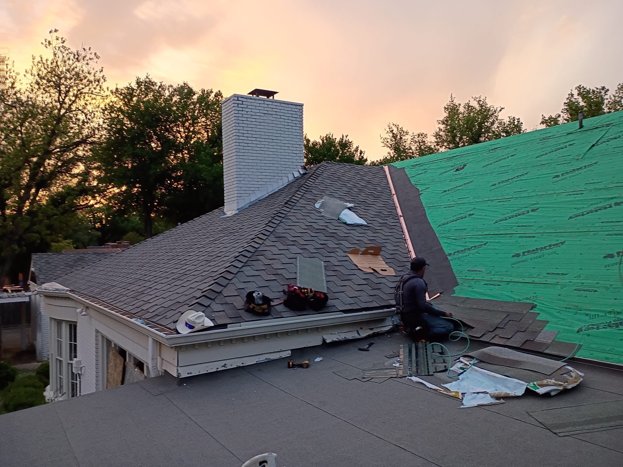 Wichita Falls Roof Replacement Featuring Malarkey Windsor Architectural Shingles by Shearman Roofing & Construction