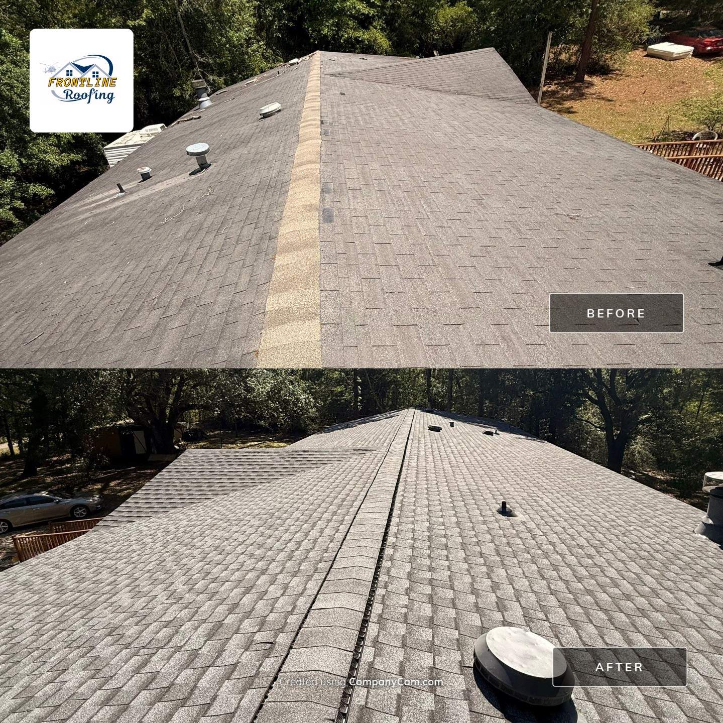 Manufactured Home Roof Replacement and Decking Repair in Kiln by Frontline Roofing