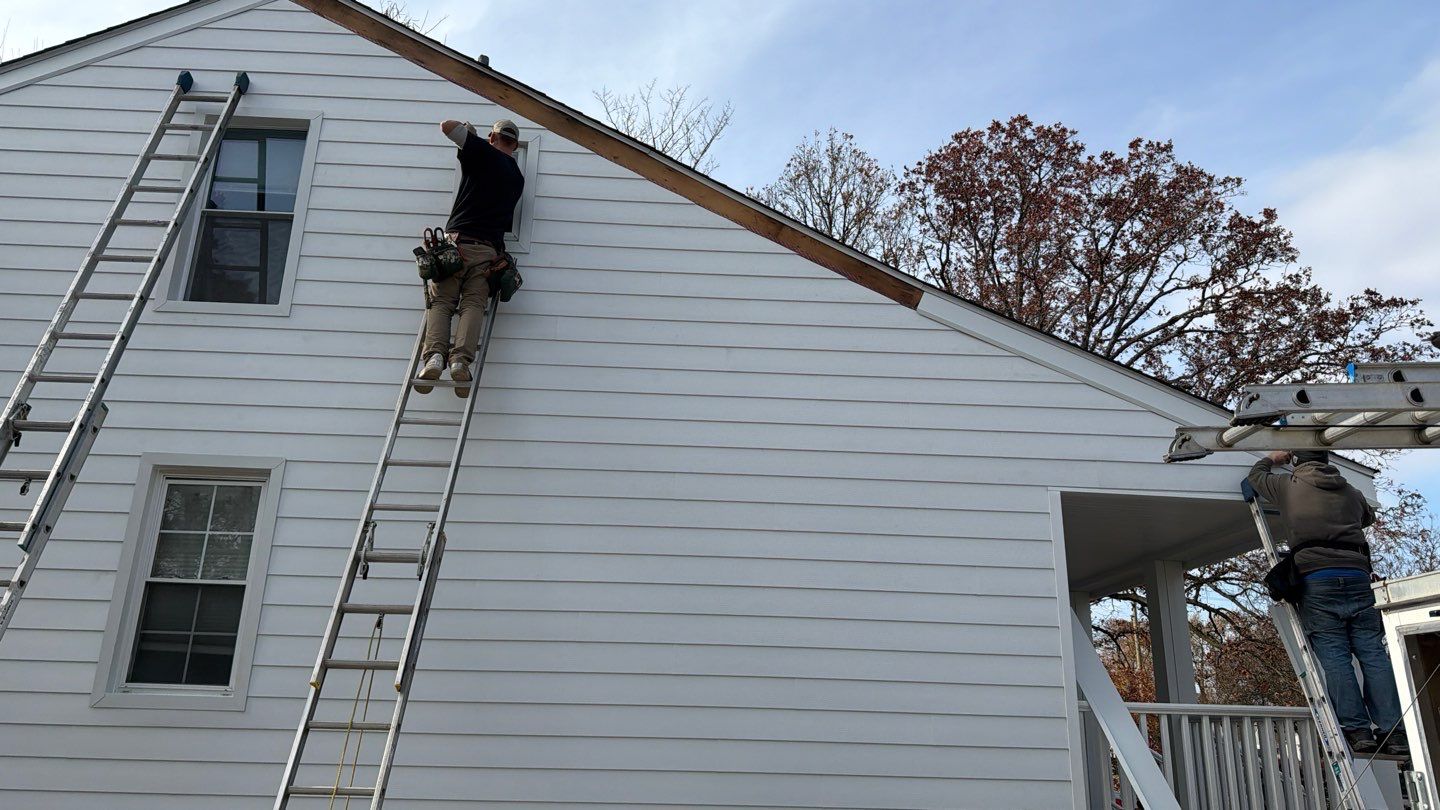 Siding Replacement using Ascend Glacier White by 180 Contractors