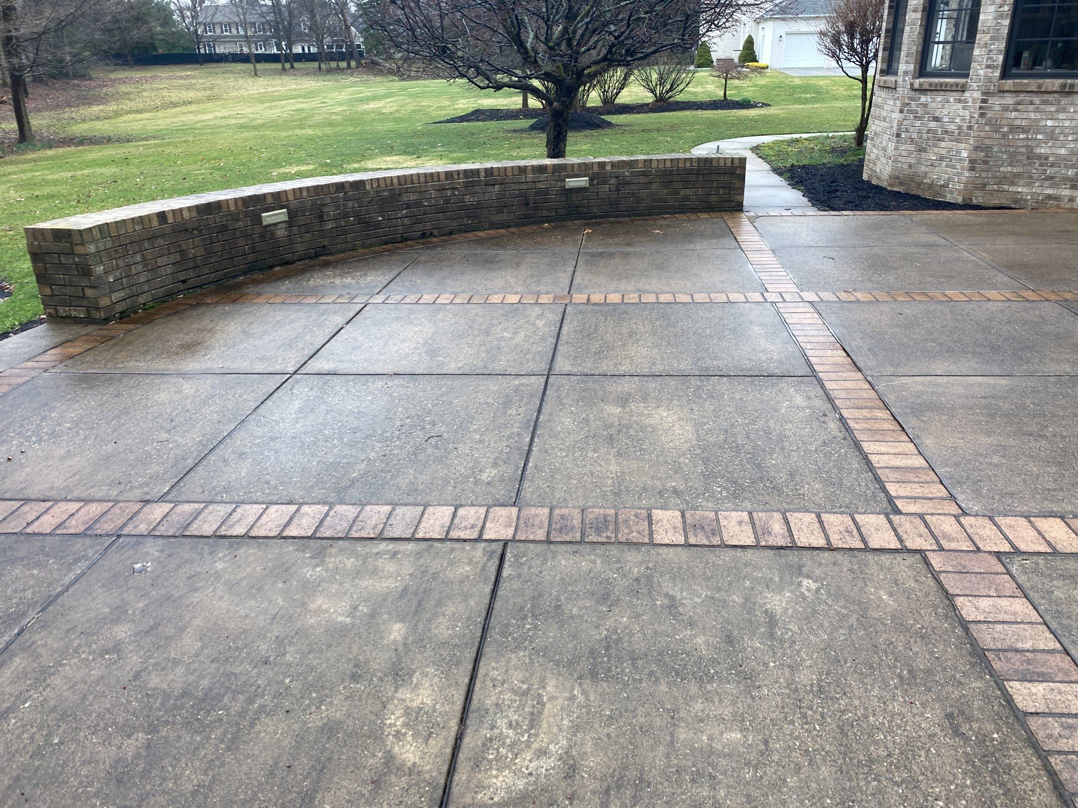 Patio in Sandstone - Hermitage, PA by Alexander Concrete Coatings
