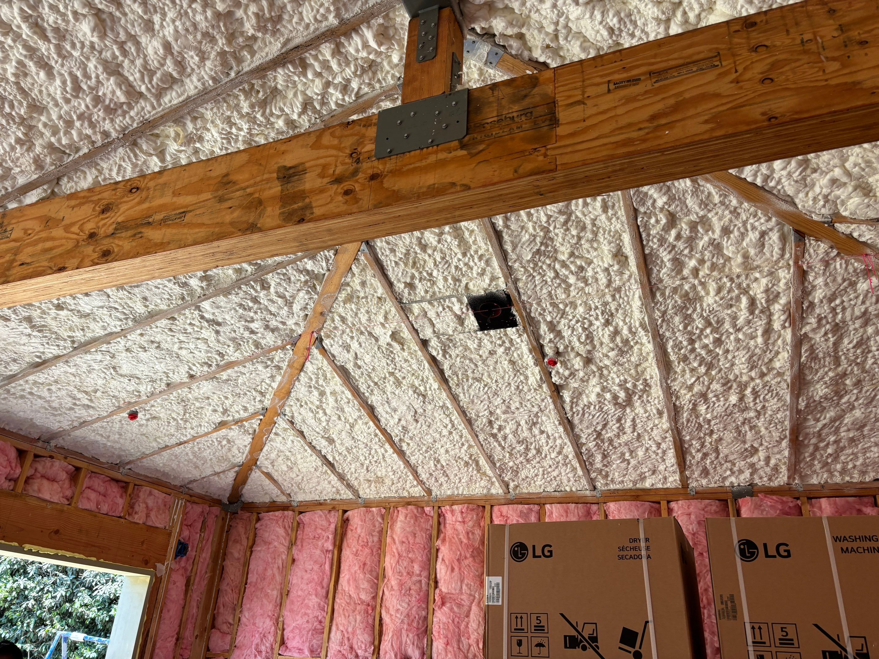 Spray Foam Project in Montecito by Insulation Labs