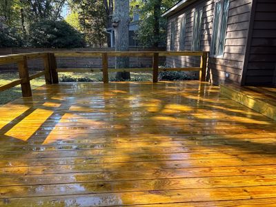 Wood Deck using Wood Sealant