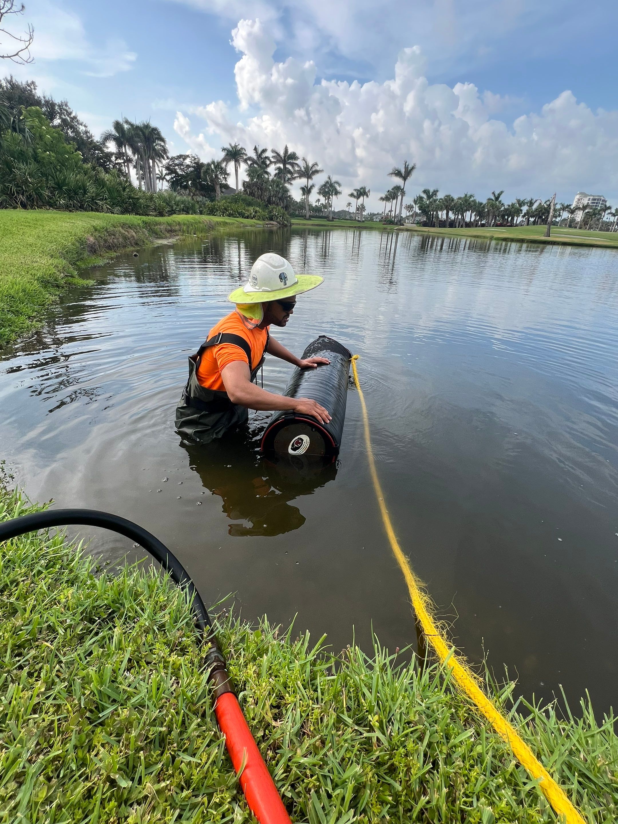 Bonita Bay Condo Stormwater System Cleaning by Don Mar, Inc. Storm Water Solutions