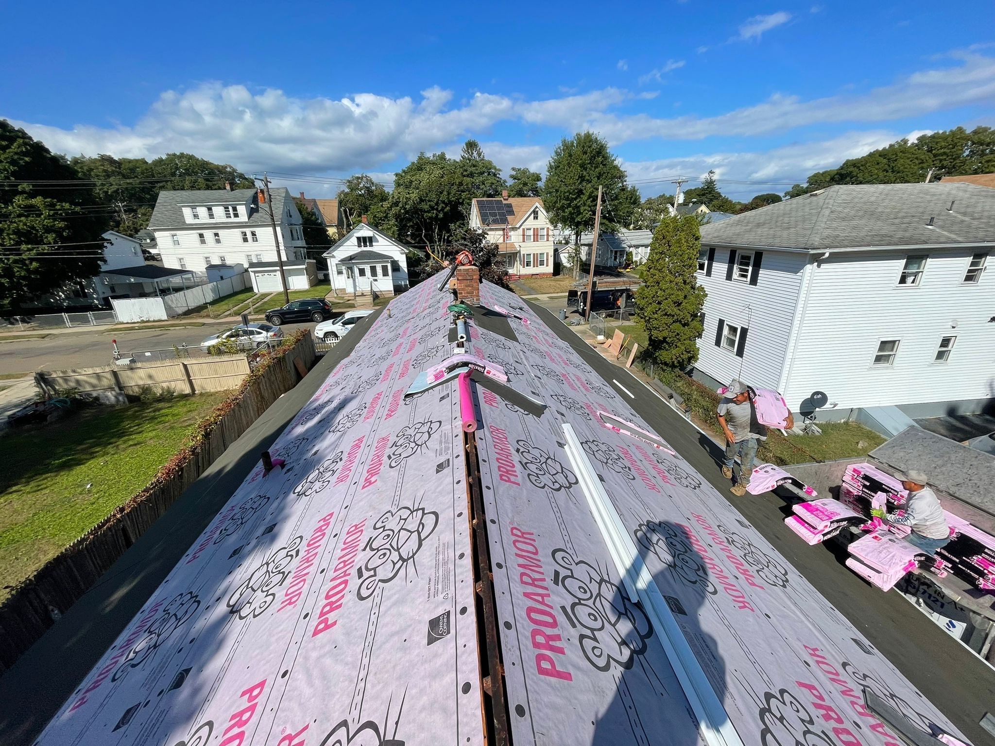 Residential Roofing Installation using Owens Corning TruDefinition Duration - Estate Gray by A Plus Exterior