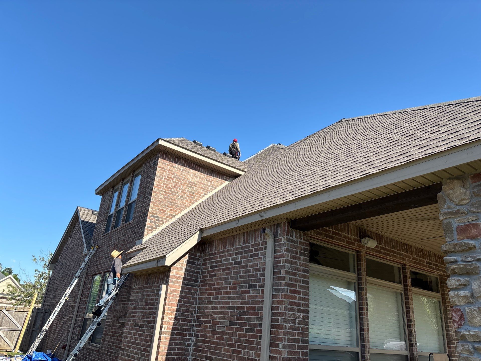 Residential Roofing Installation using GAF Armorshield in Bentonville, AR by Ozark Mountain Roofing