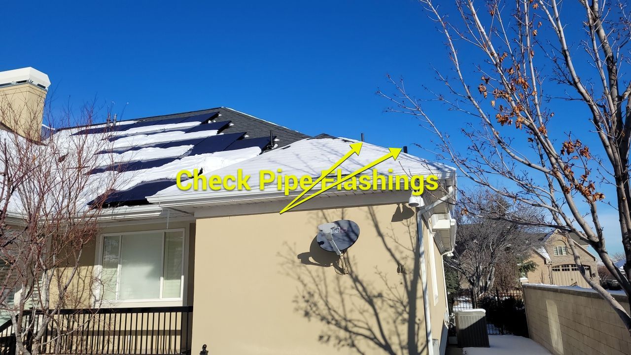 Residential Roofing Repair using Pipe Flashing by The Roof Doctor