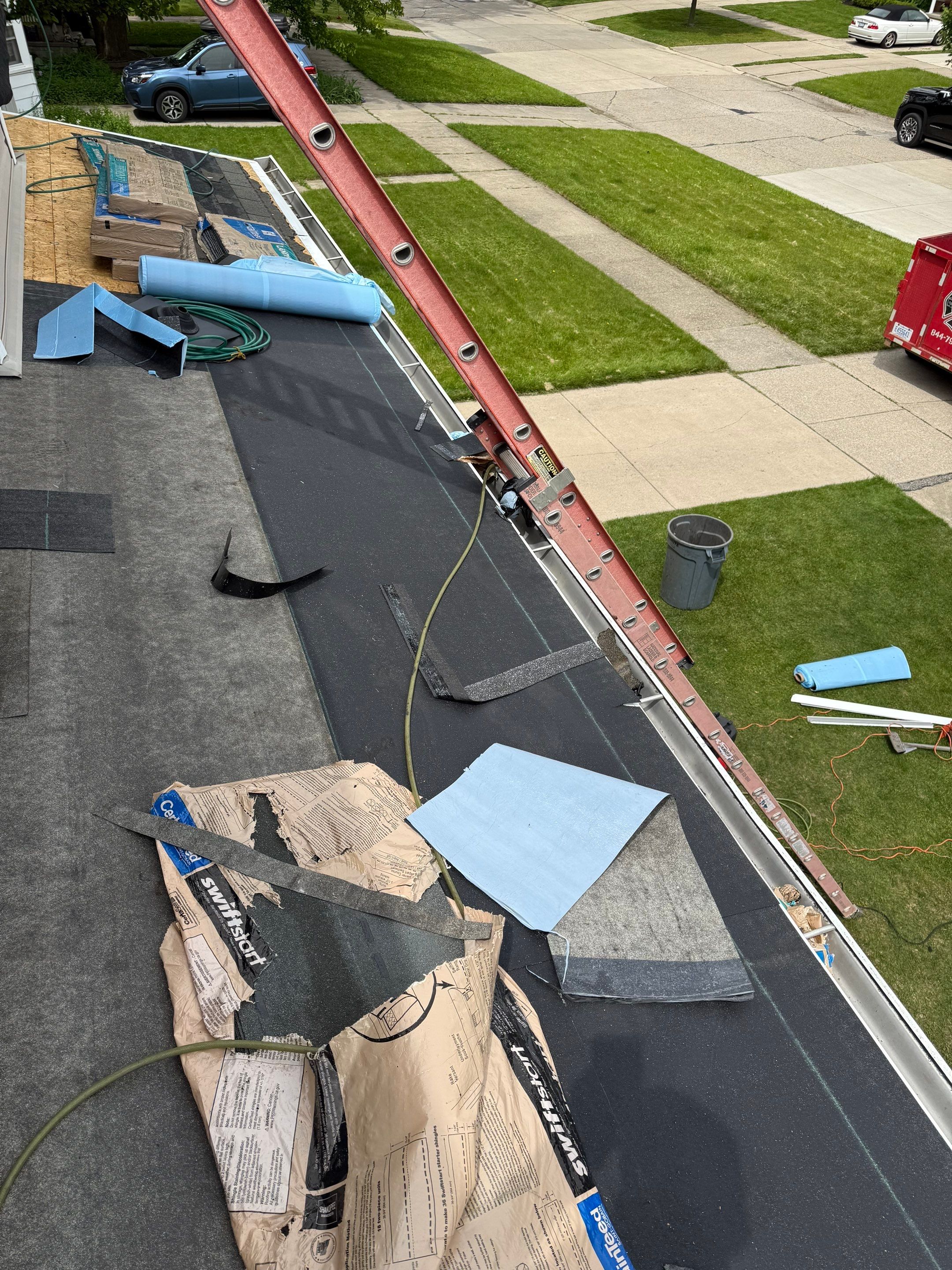 Project in Berkley by Eave Roofing