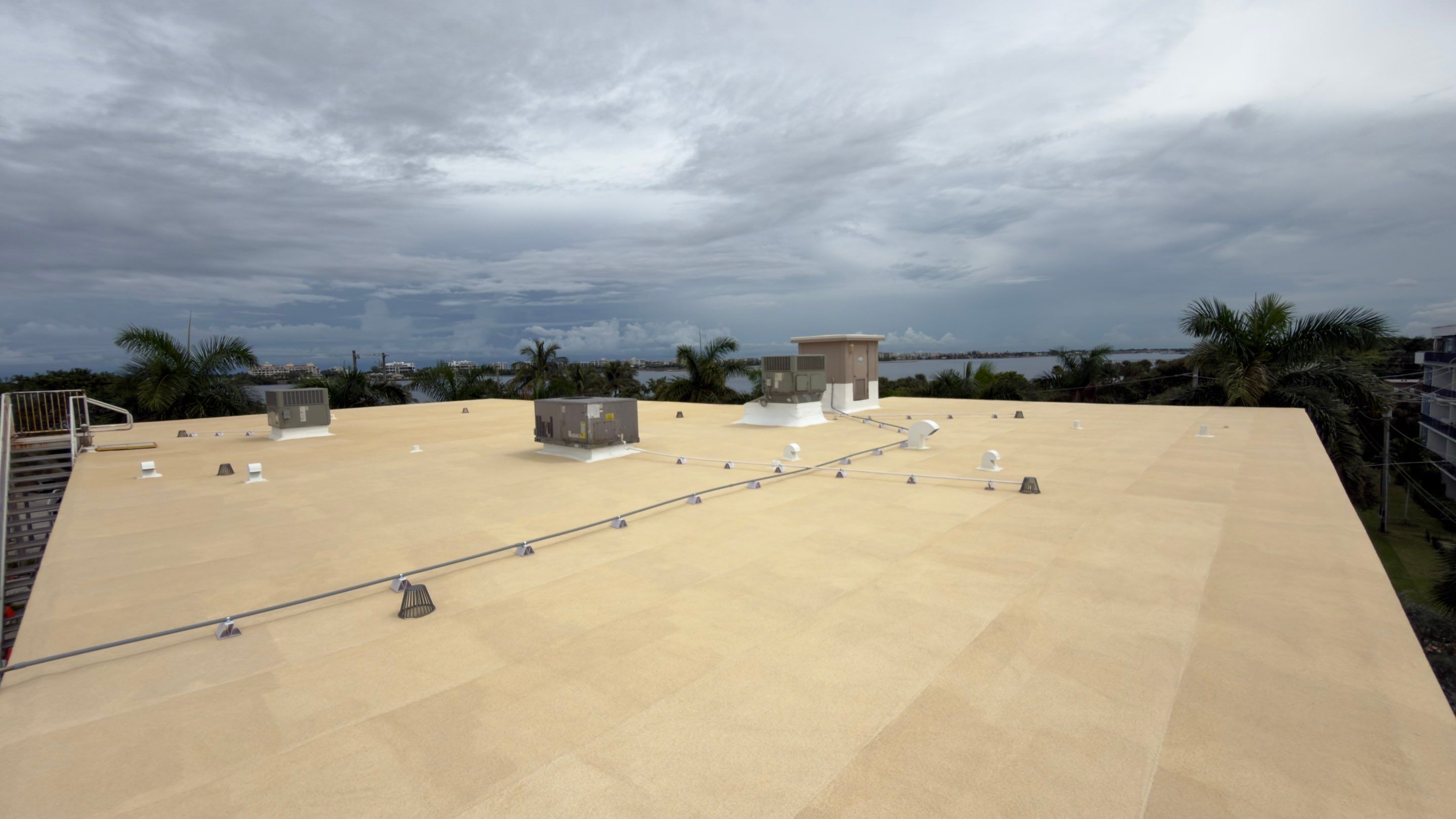 Commercial Roof Restoration for Lake Worth Beach Flat Roof Project by Roof King LLC