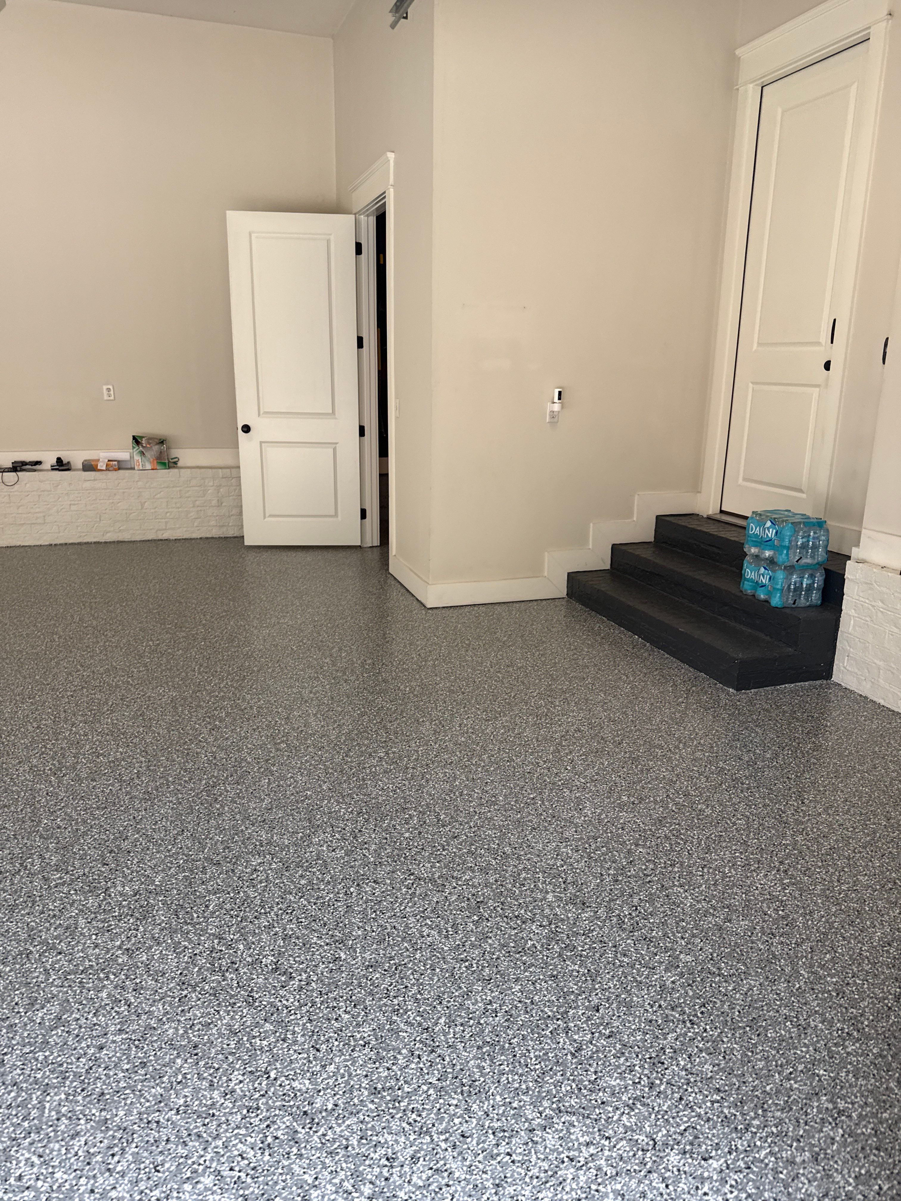 Garage Floor Coating Installation in Fairhope, Alabama by Cornerstone Hard Surface Restoration