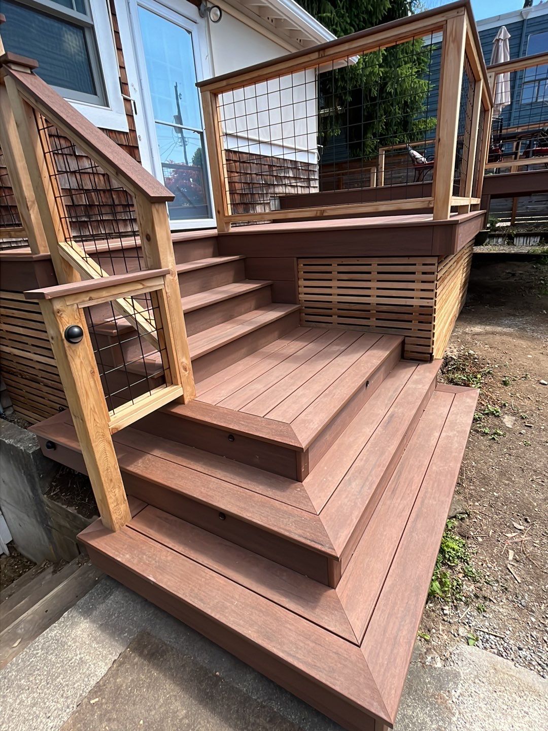 Seattle New Deck Project by Alki deck builders 