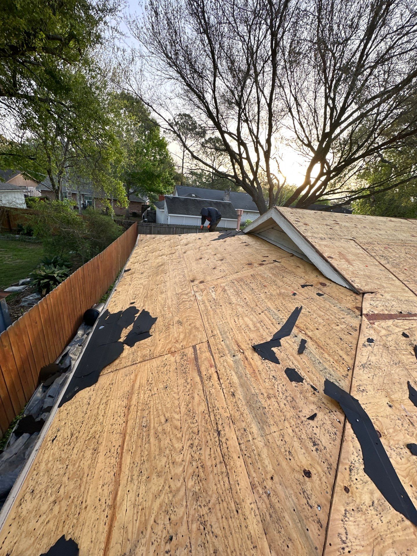 Project in Houston by Motion Roofing