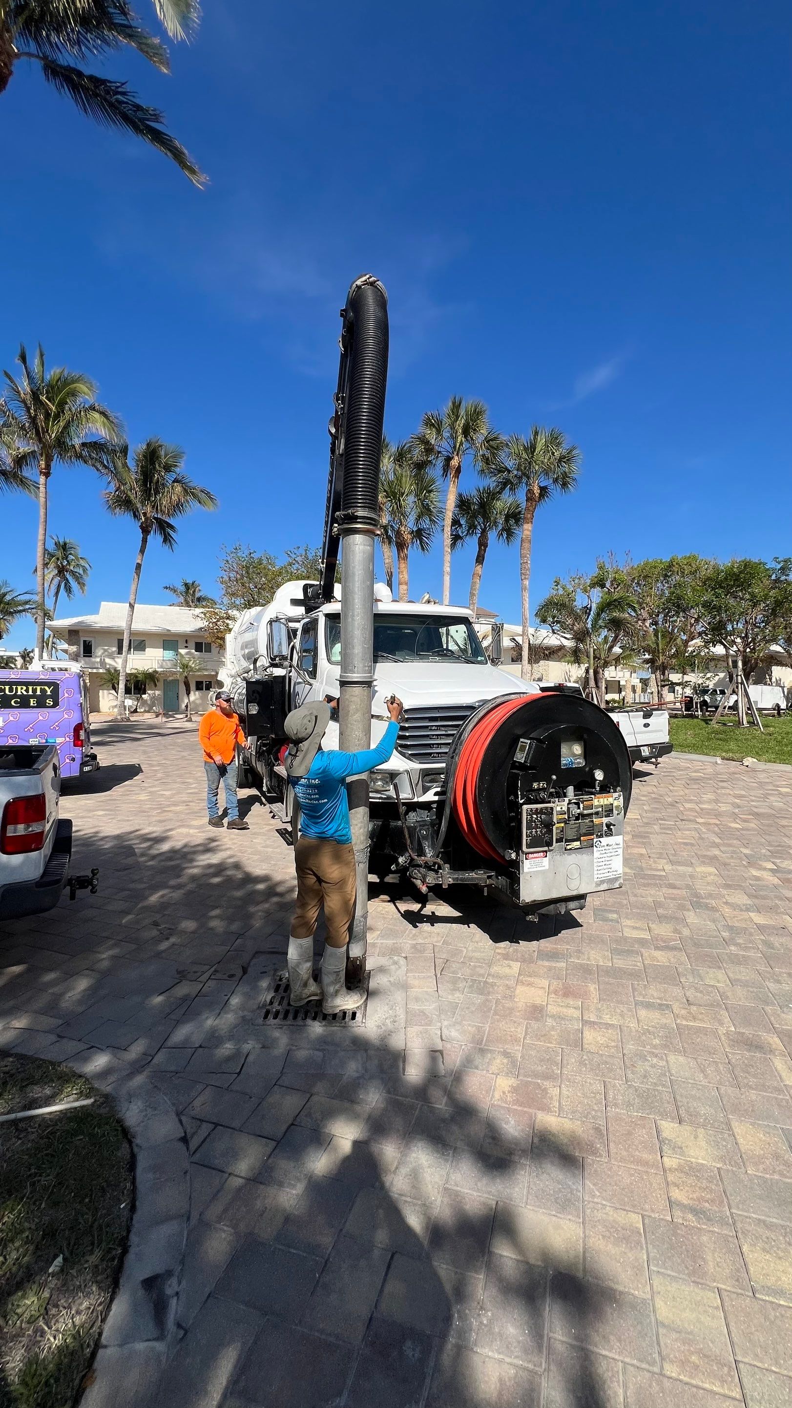 Naples Condo Complex Stormwater System Maintenance and Hurricane Cleanup by Don Mar, Inc. Storm Water Solutions