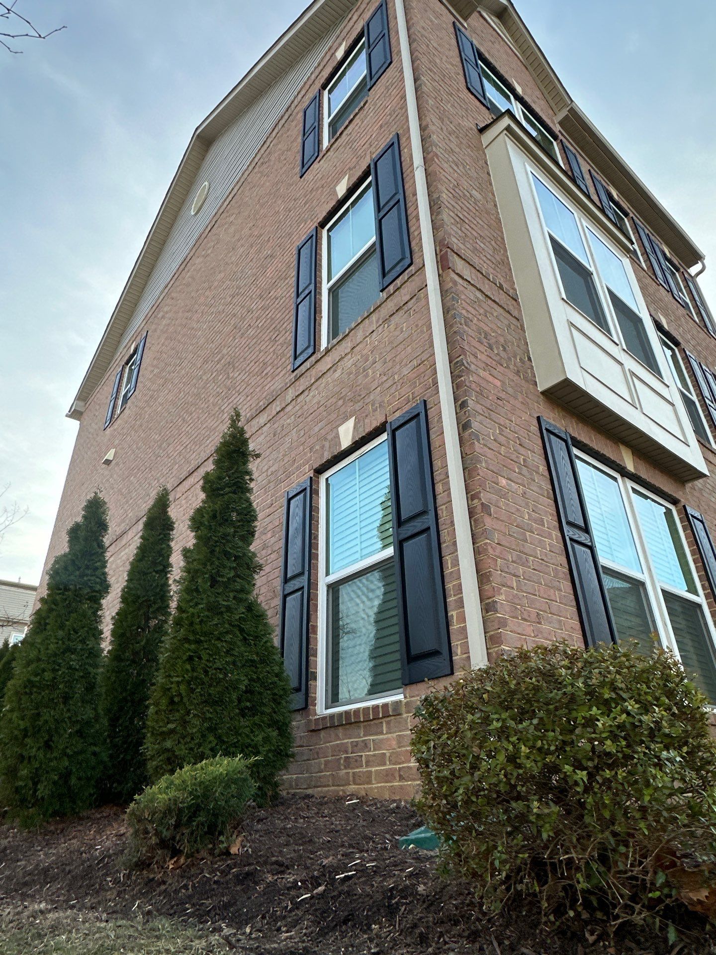 Black Shutters using Mid America Raised Panel by ExteriorPros
