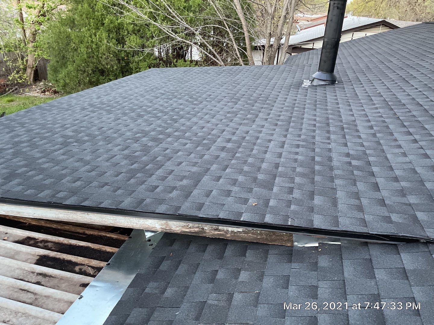 Historical Home needed a full decking and new roof by First United Roofing & Construction