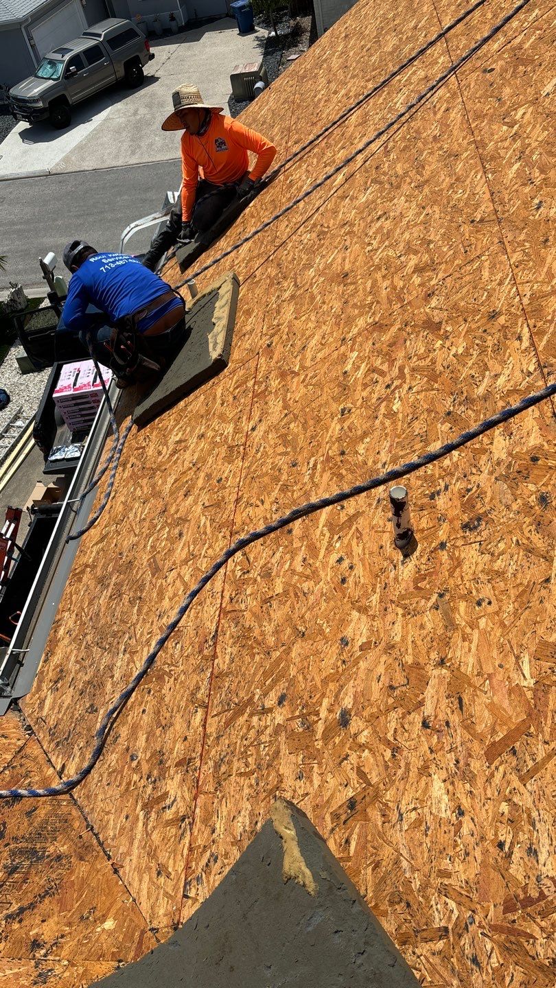 Residential Roofing Installation using Owen's Corning Duration (Lifetime) Shingles by Roof Repair Company