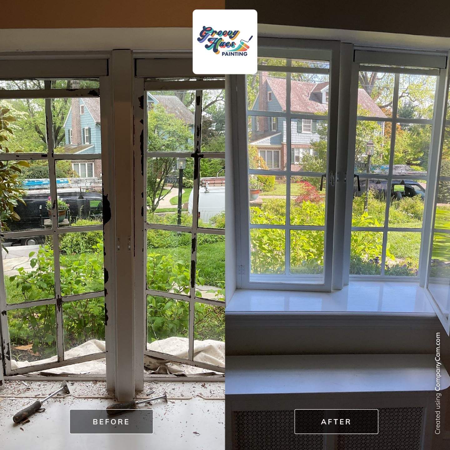 Detailed Window Restoration Throughout a Beautiful Wyndmoor Home ✨🪟 by Groovy Hues