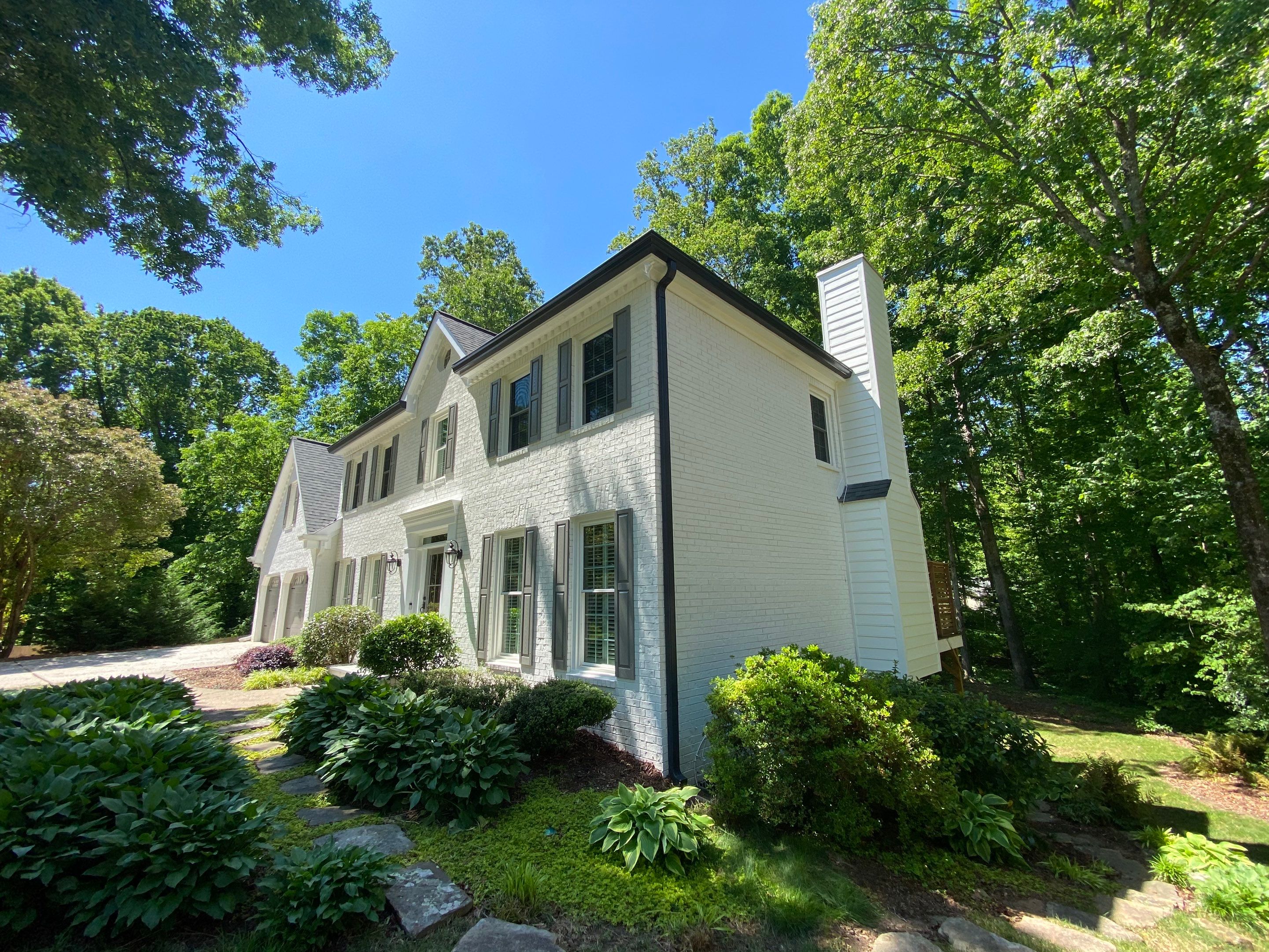 Tree Damage Structural Repair and Exterior Painting in Roswell by Swift Home Renovations