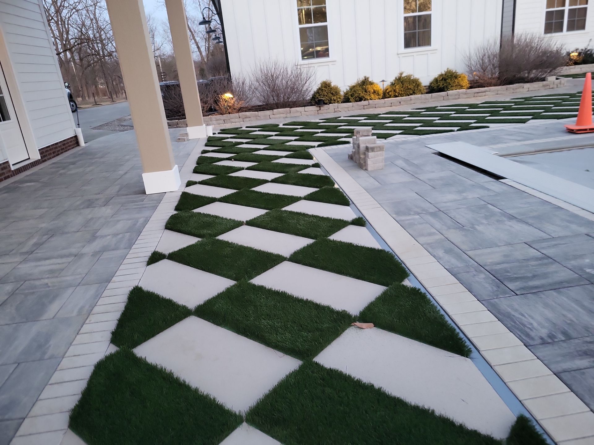 Checkered Paver by Southwest Greens Midwest