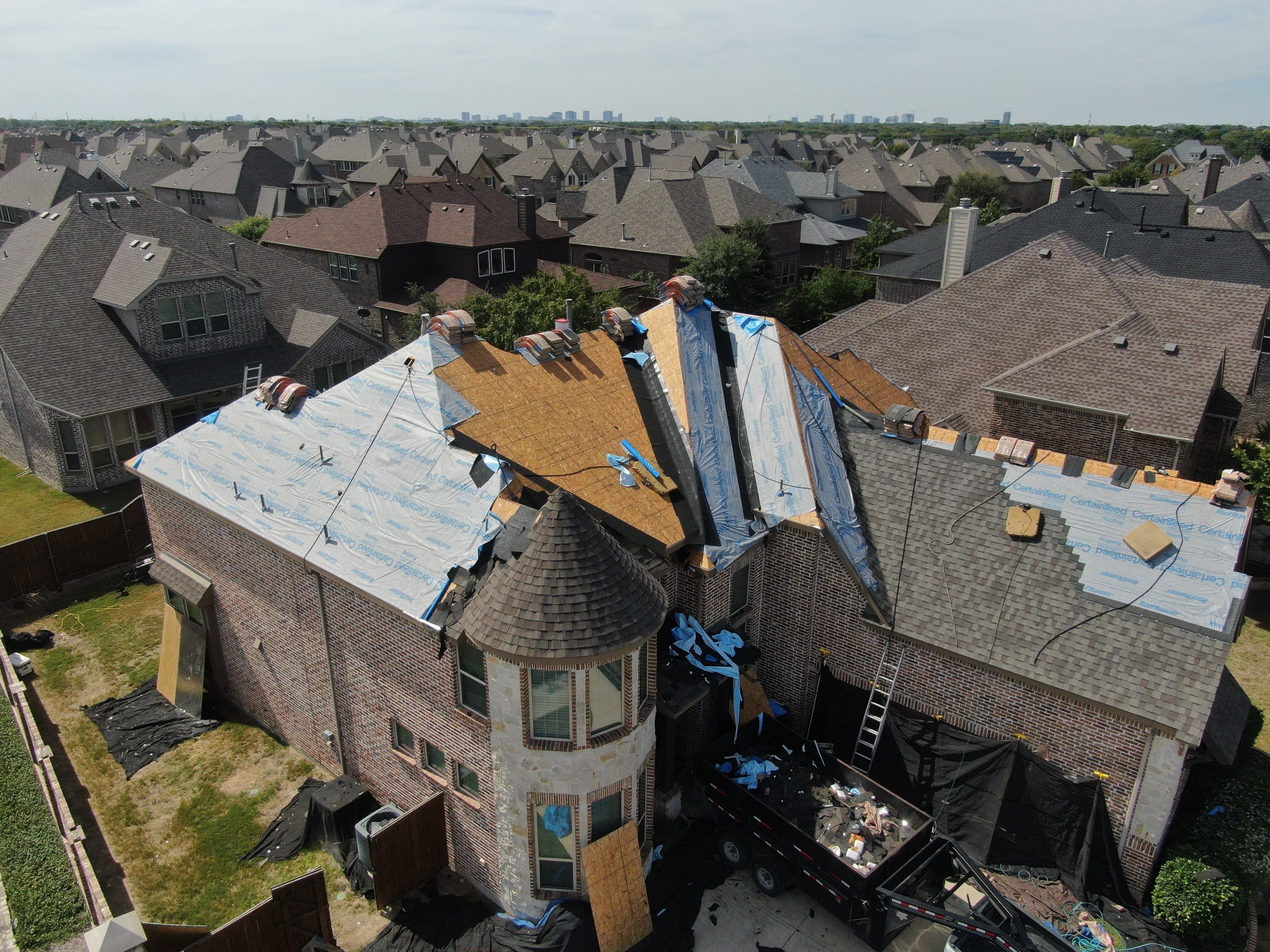 Residential Roofing Installation using Certainteed Climateflex  by Becker Roofing and Exteriors