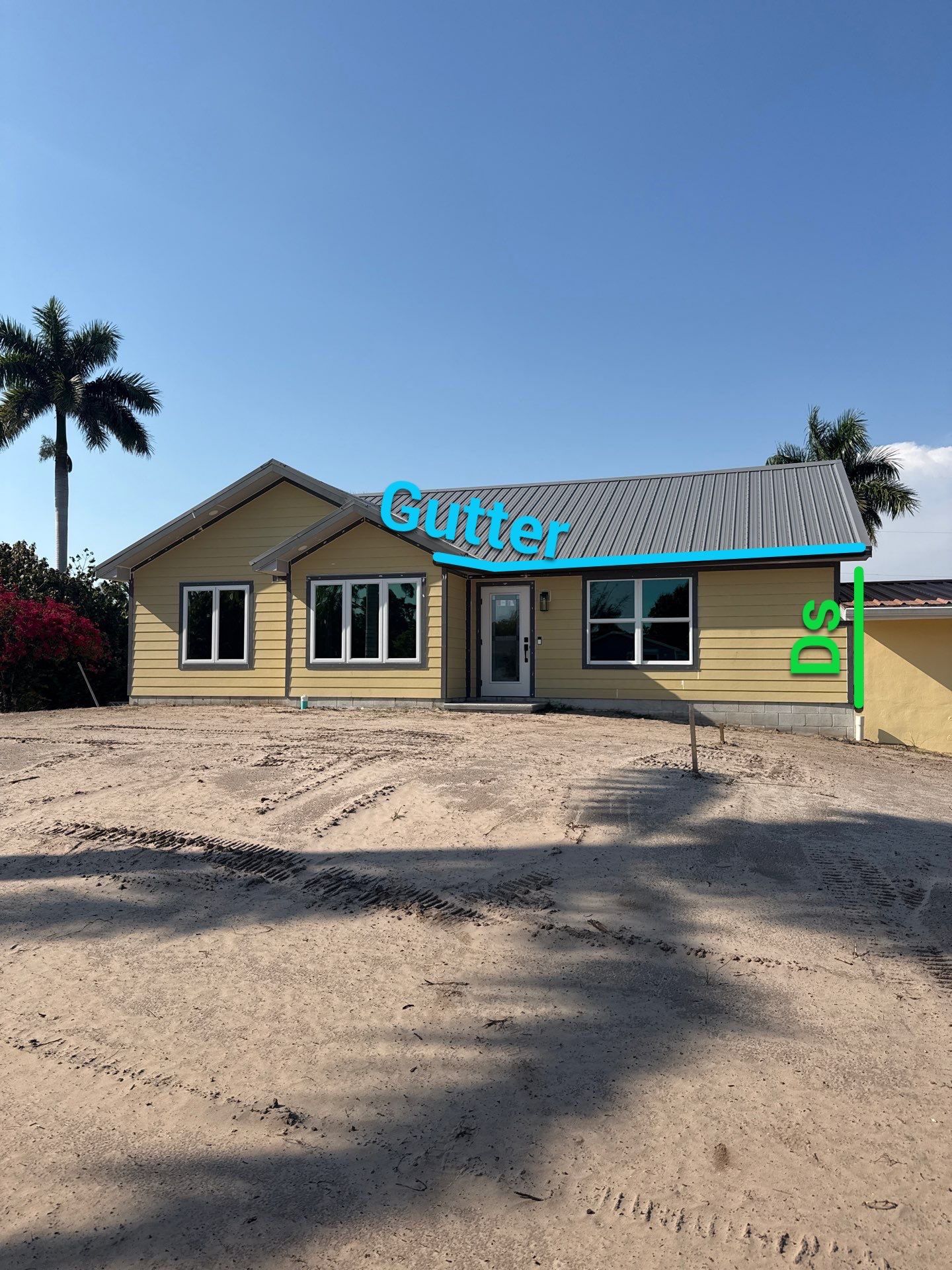 Musket Brown Seamless Gutters Installation in Saint James City, FL  by Gutter Professors