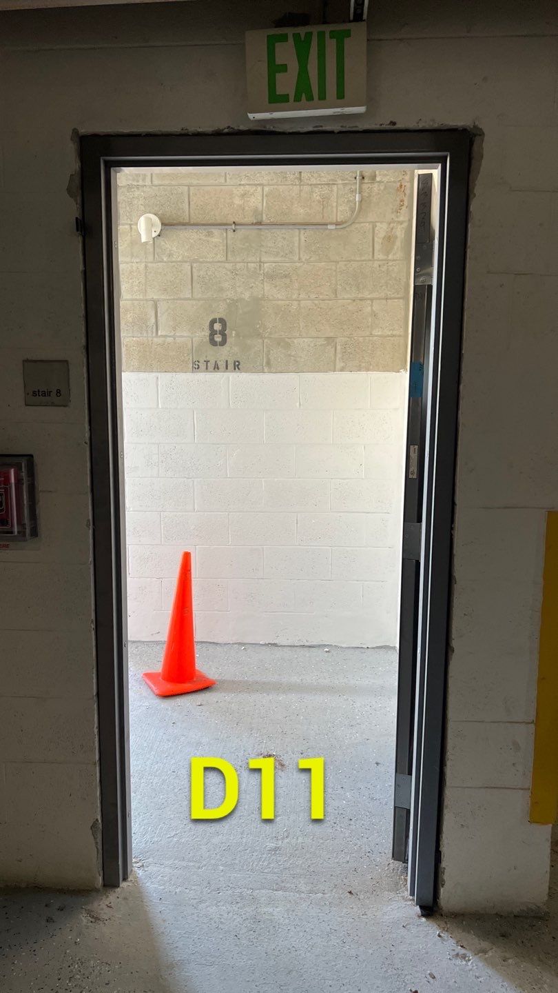 Commercial Stairwell Door Replacement & Hollow Metal Door Retrofit – Pompano Beach High-Rise by The Door Doctor of South Florida, Inc.