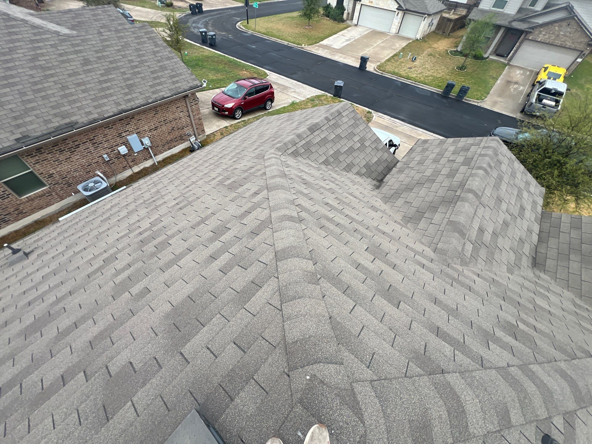 Residential Roofing Installation using IKO Nordic Class 4 Impact Resistant 30yr Architectural Shingles. Color: Castle Grey by WR Roofing Solutions