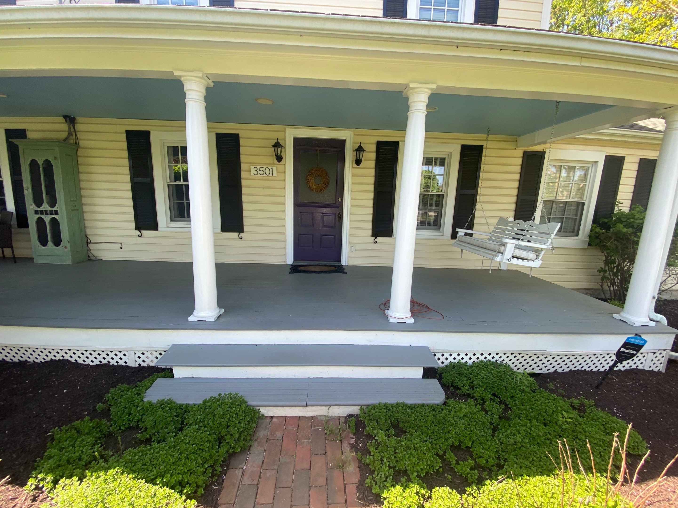 Front Porch Transformation using Timbertech Decking by The Smet Companies, LLC