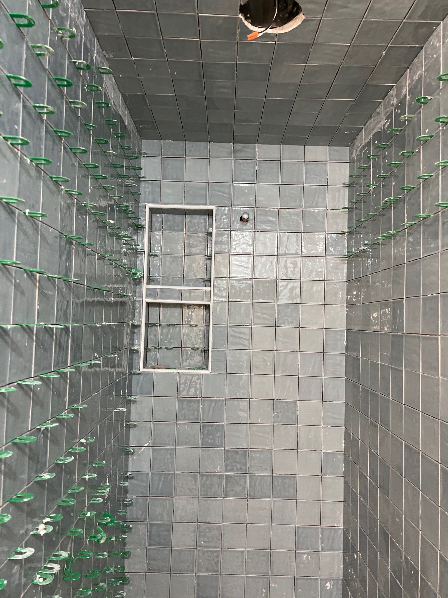 Remodeled and expanded Shower by TXN Remodeling n Construction