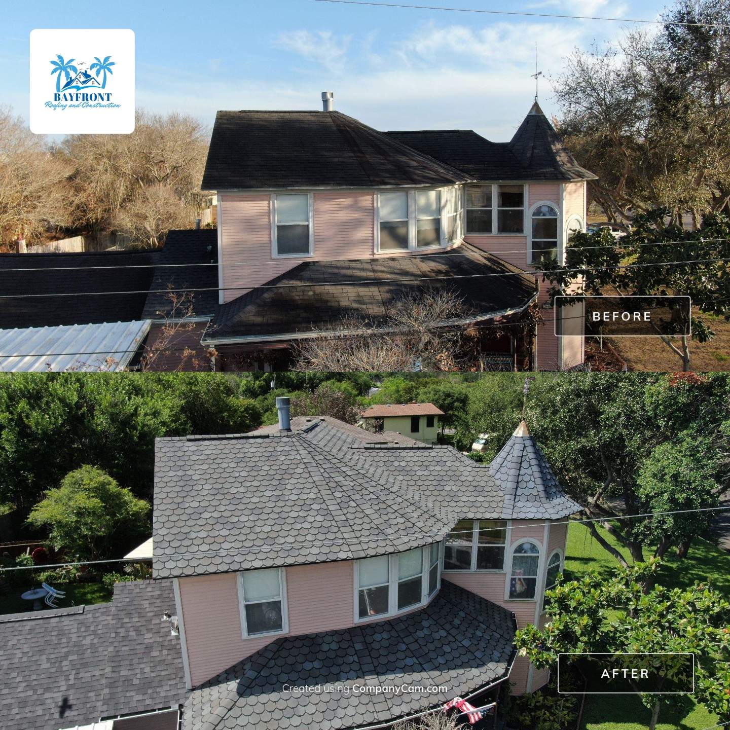 Victorian show stopper by Bayfront Roofing and Construction