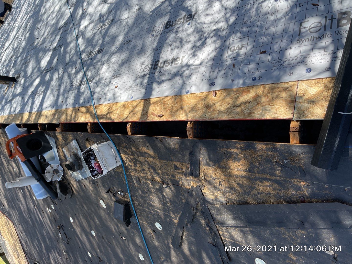 Historical Home needed a full decking and new roof by First United Roofing & Construction