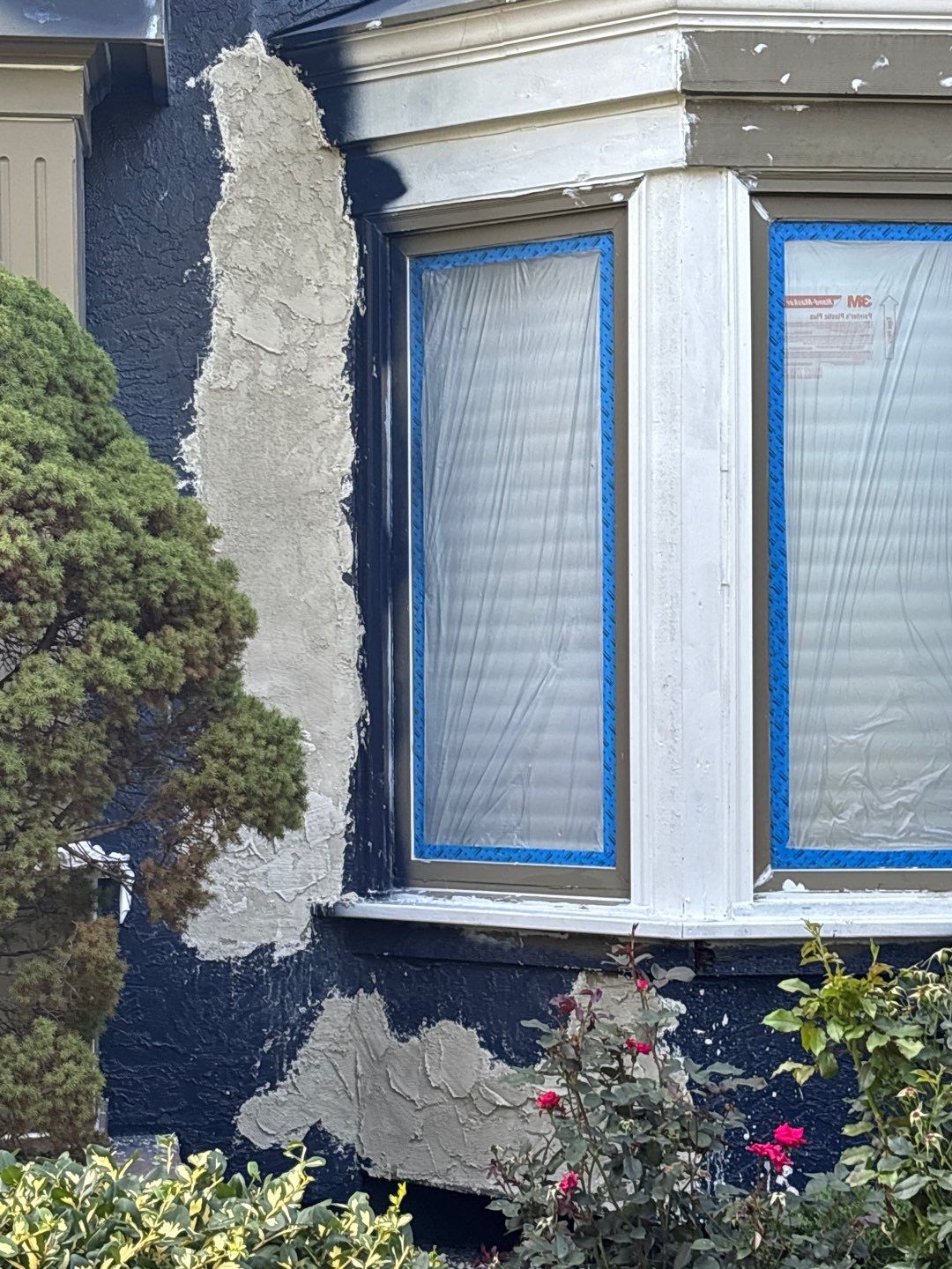 Exterior Painting and Extensive Wood Rot Repair in Overland Park by Cougar Painting