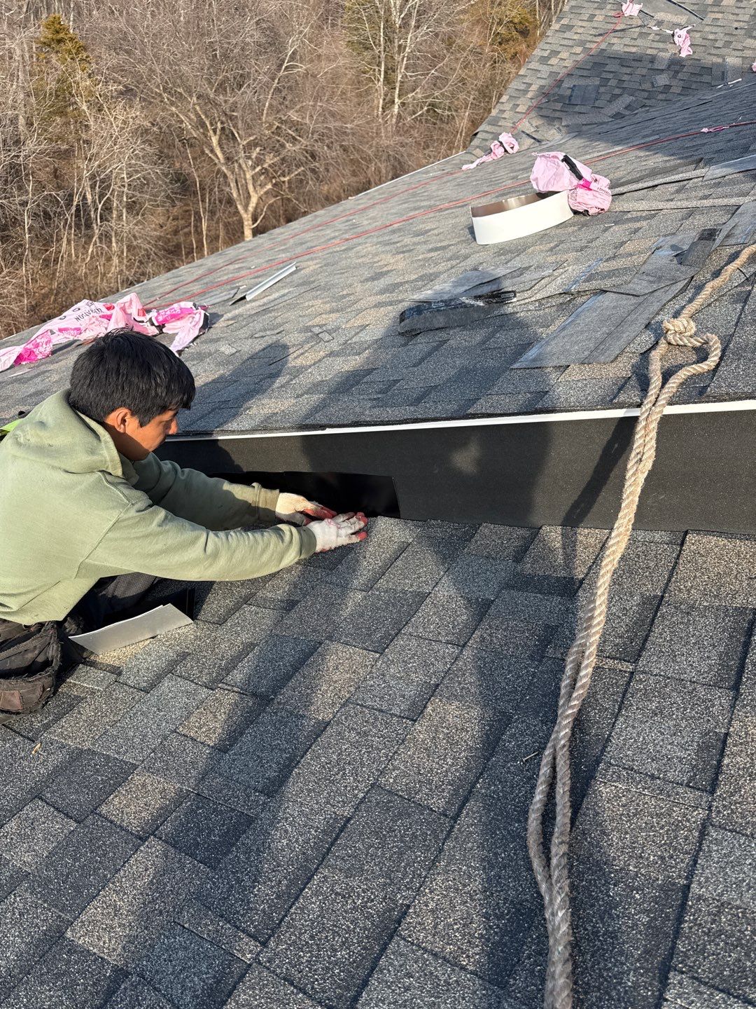 Commercial Roofing Installation using Owens Corning Duration by All Site Roofing