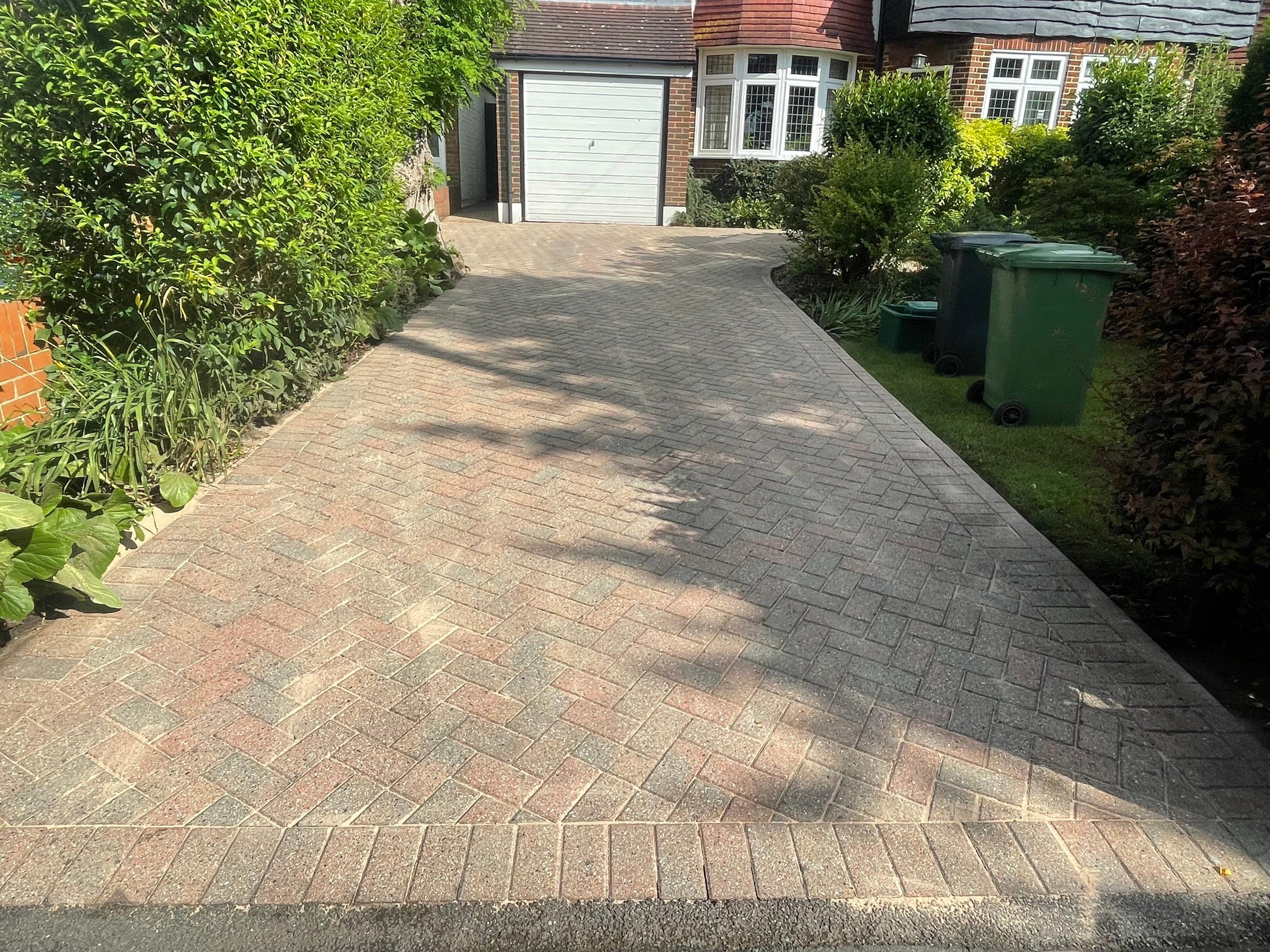 Roof and Driveway Clean using Honda 15lpm Low Pressure Washing Machine by Ges Exterior Cleaning ltd