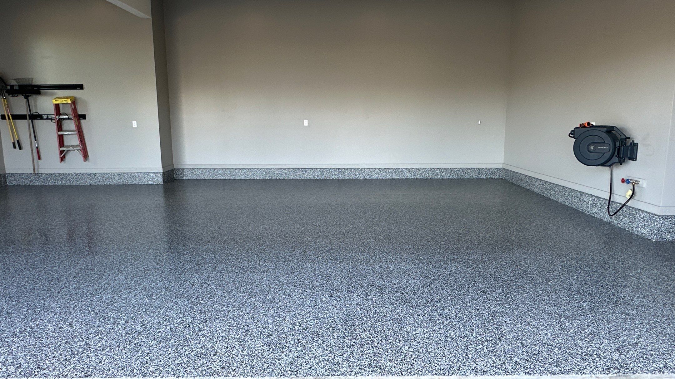 Mark L. transformed his garage with a new flake floor by Banner Garage