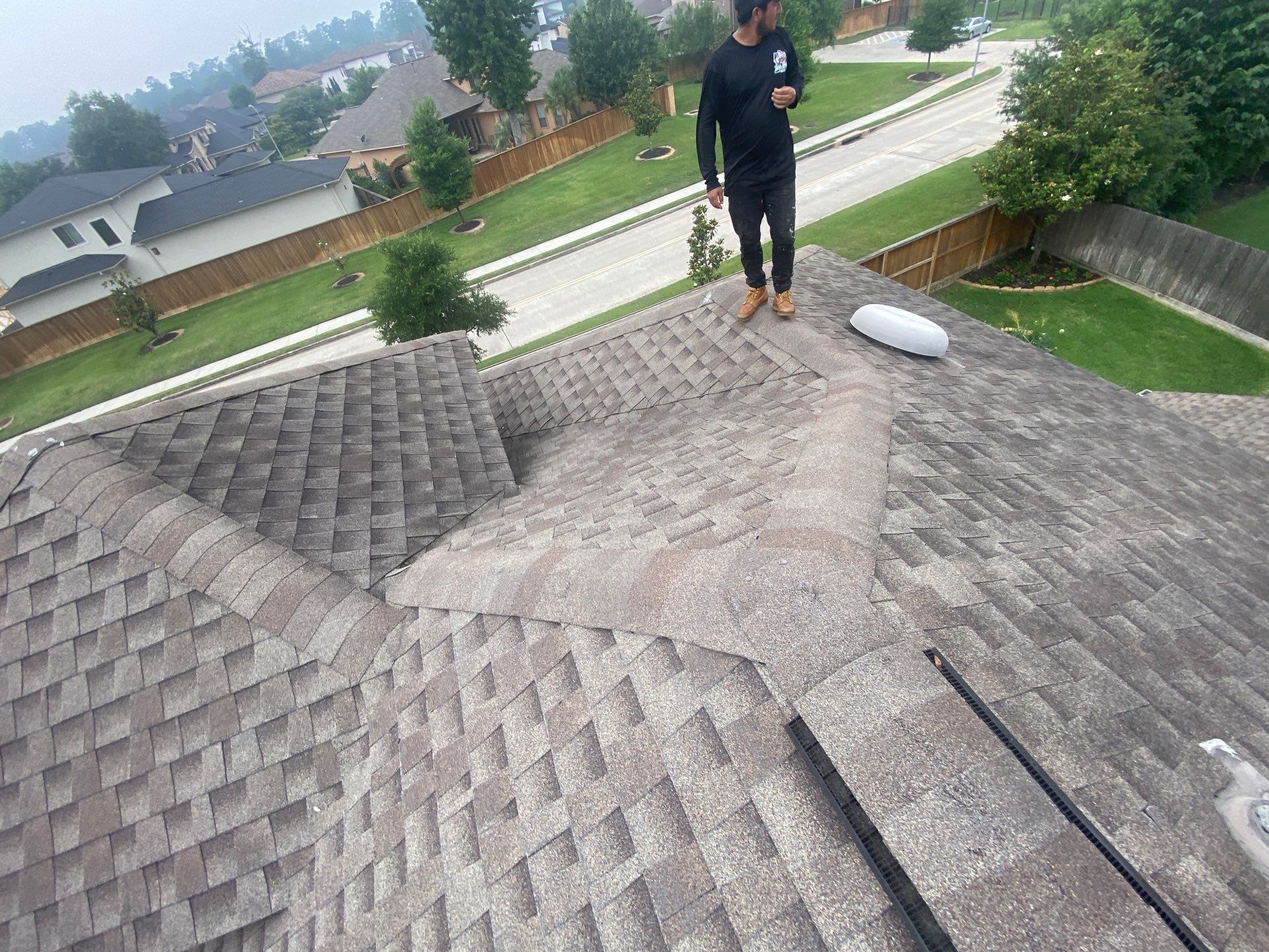 Residential Roofing Repair using Owen's Corning Duration (Lifetime) Shingles by Roof Repair Company