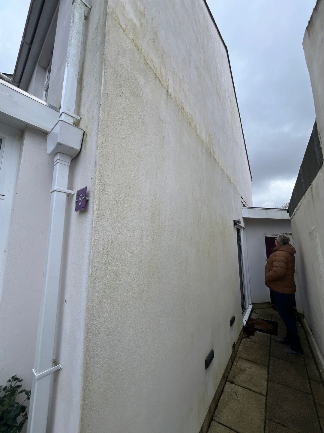 Render and patio clean using Softwash Equipment by Ges Exterior Cleaning ltd