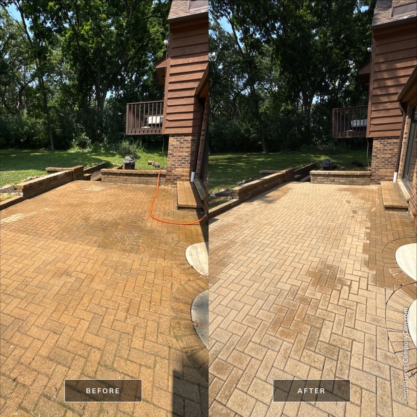 Project in Woodstock by Simmons Power & Soft Washing
