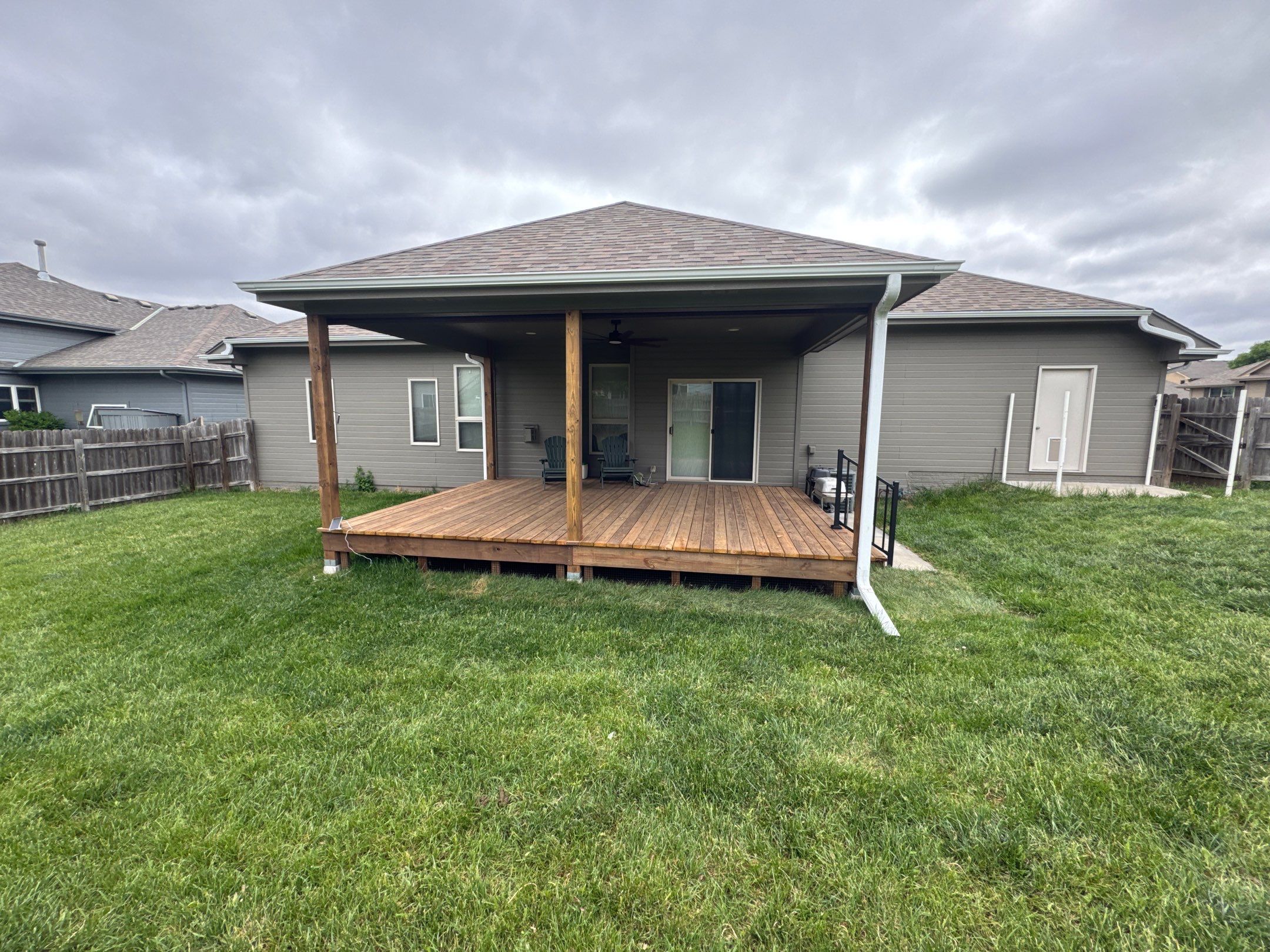 Covered deck  by EAGLE EYE ENTERPRISES