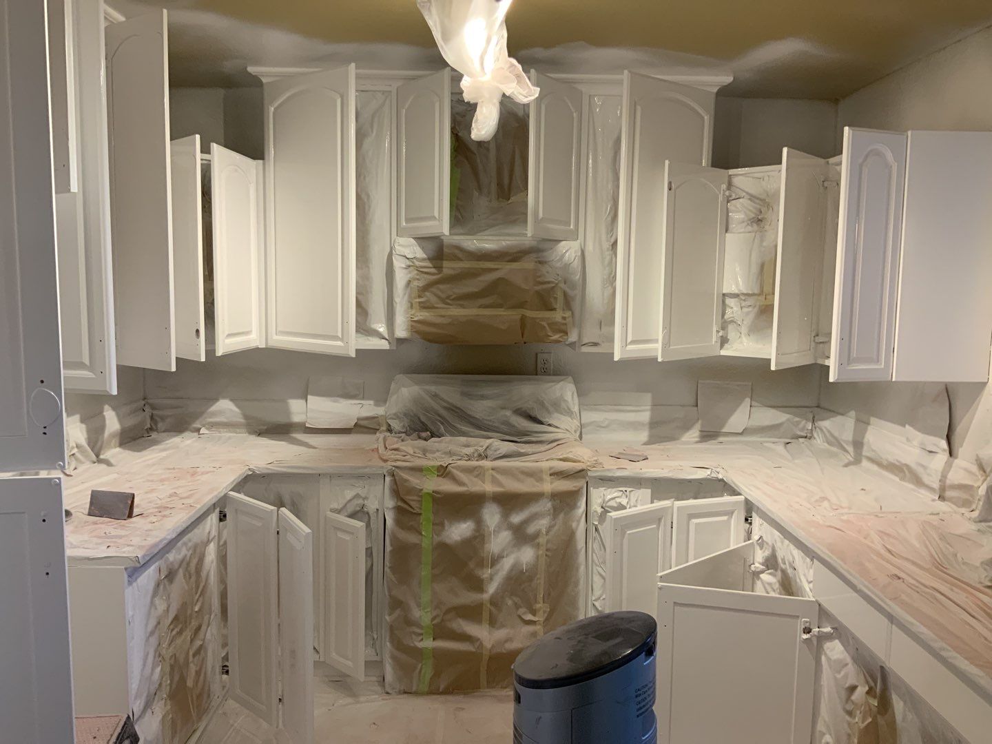 From Dull to Dazzling: A Kitchen Cabinet Painting Marvel by 360 Painting Central Texas 